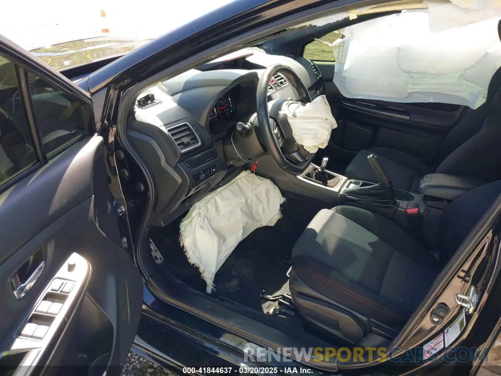 5 Photograph of a damaged car JF1VA1A65K9805833 SUBARU WRX 2019
