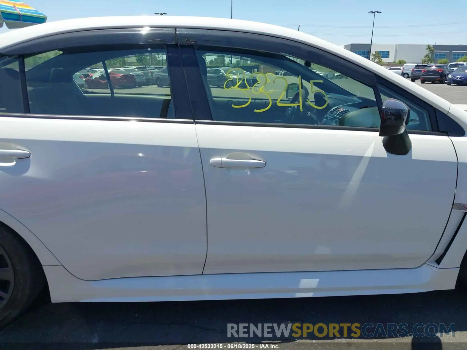 13 Photograph of a damaged car JF1VA1A67K9831432 SUBARU WRX 2019