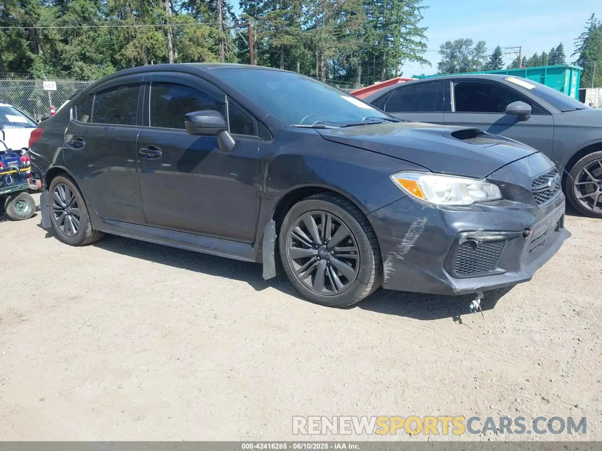 1 Photograph of a damaged car JF1VA1A6XK9815645 SUBARU WRX 2019
