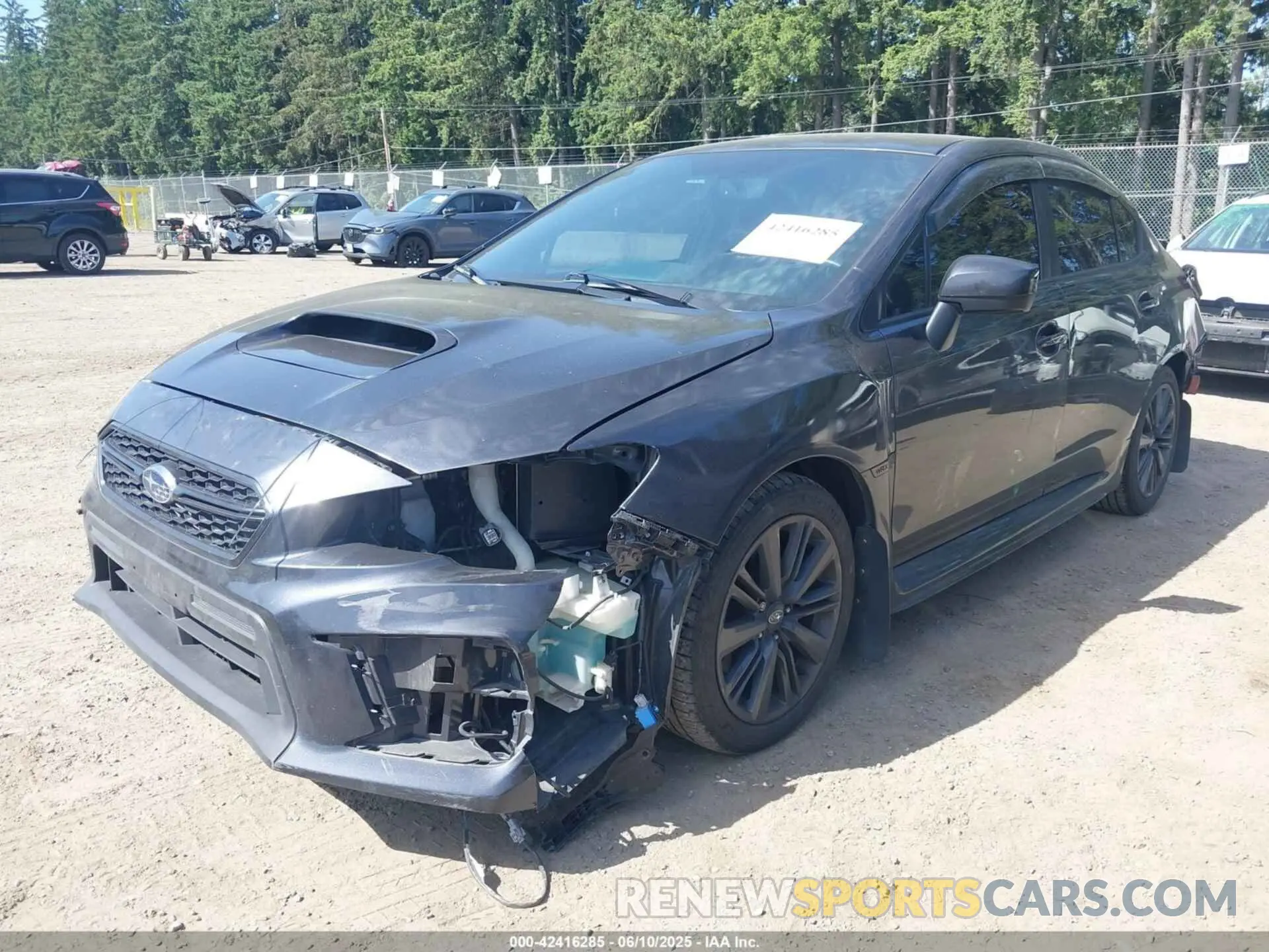 2 Photograph of a damaged car JF1VA1A6XK9815645 SUBARU WRX 2019