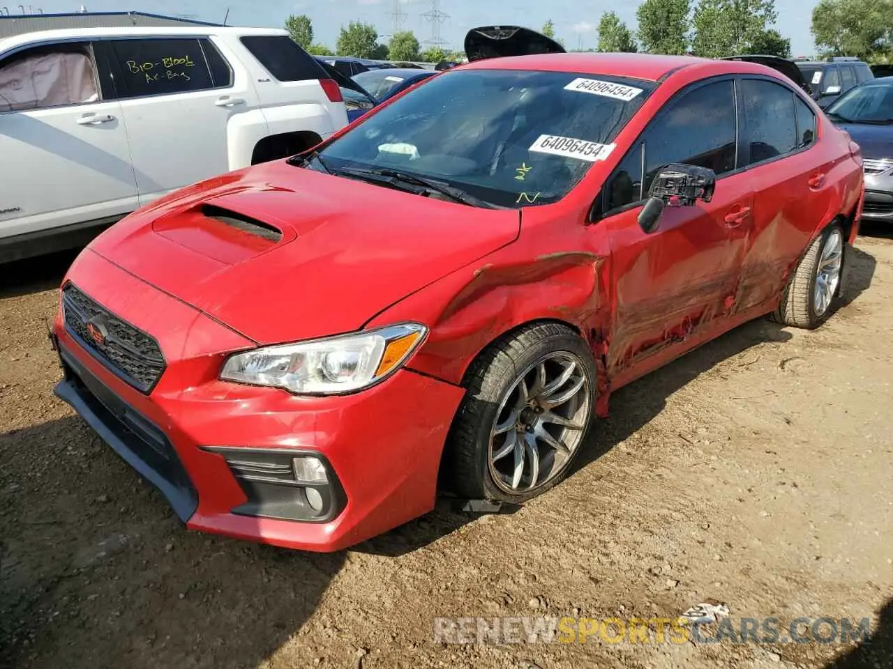 1 Photograph of a damaged car JF1VA1B61K9801194 SUBARU WRX 2019