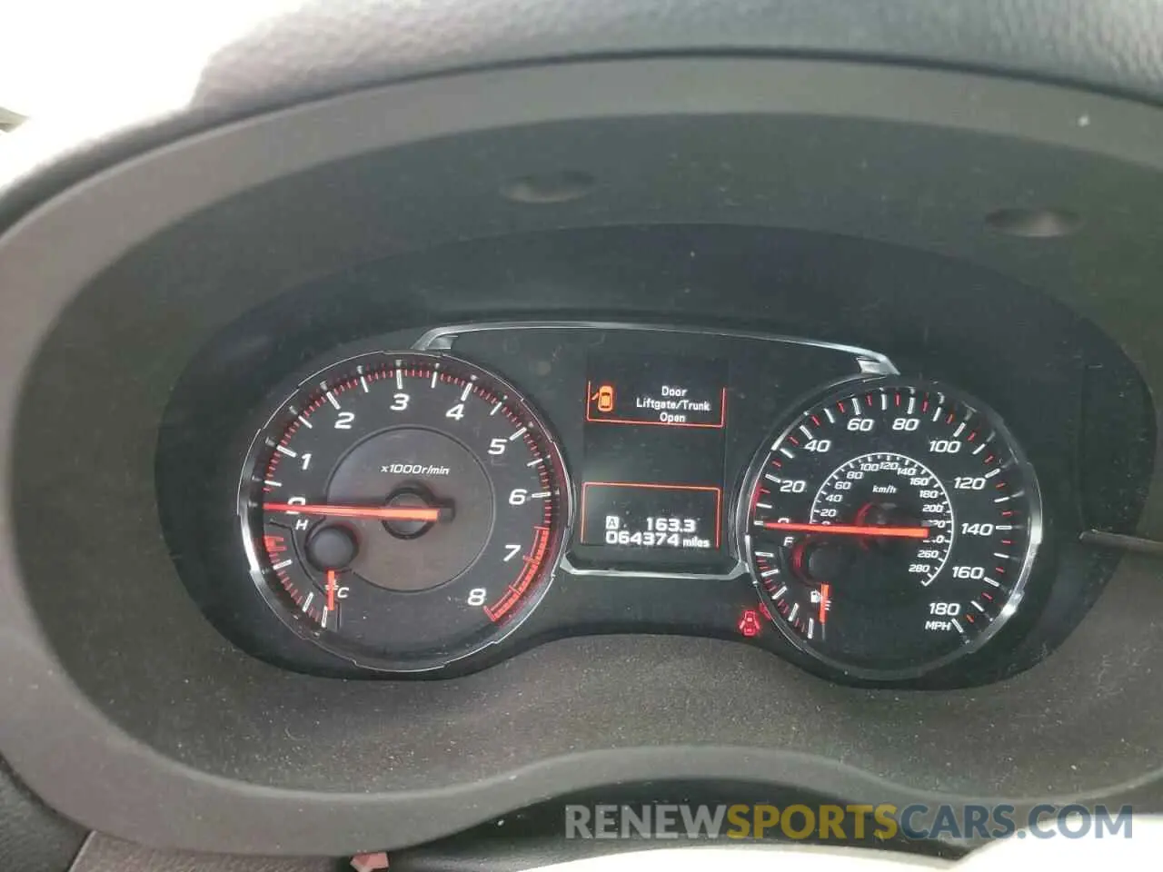 9 Photograph of a damaged car JF1VA1F61K8807593 SUBARU WRX 2019