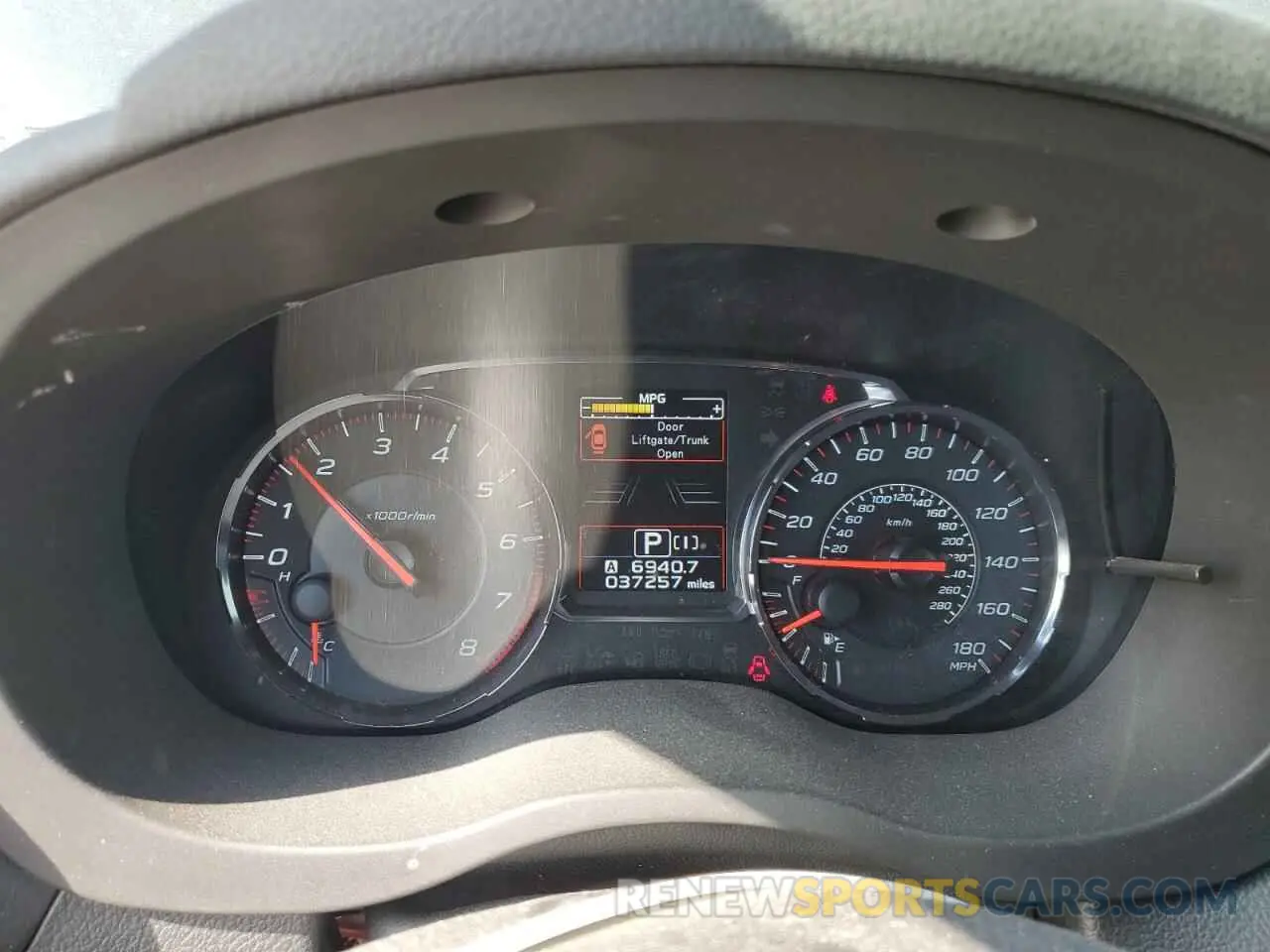 9 Photograph of a damaged car JF1VA1F61K8822899 SUBARU WRX 2019