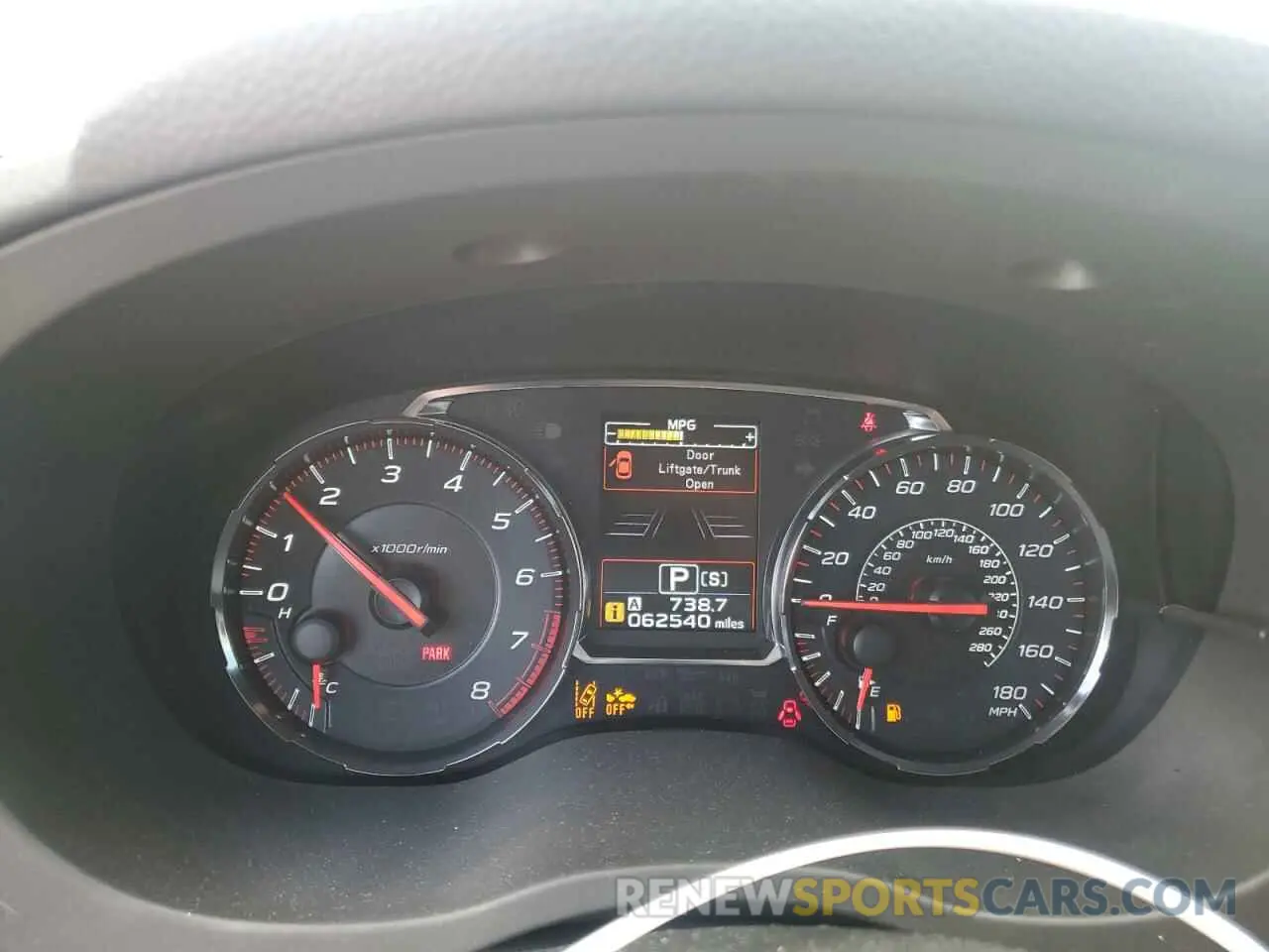 9 Photograph of a damaged car JF1VA1F69K8821211 SUBARU WRX 2019