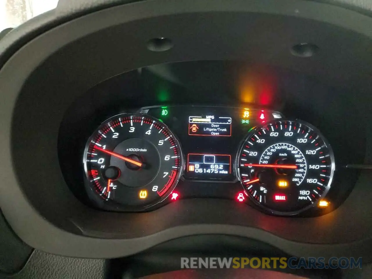 9 Photograph of a damaged car JF1VA1H62K9824989 SUBARU WRX 2019