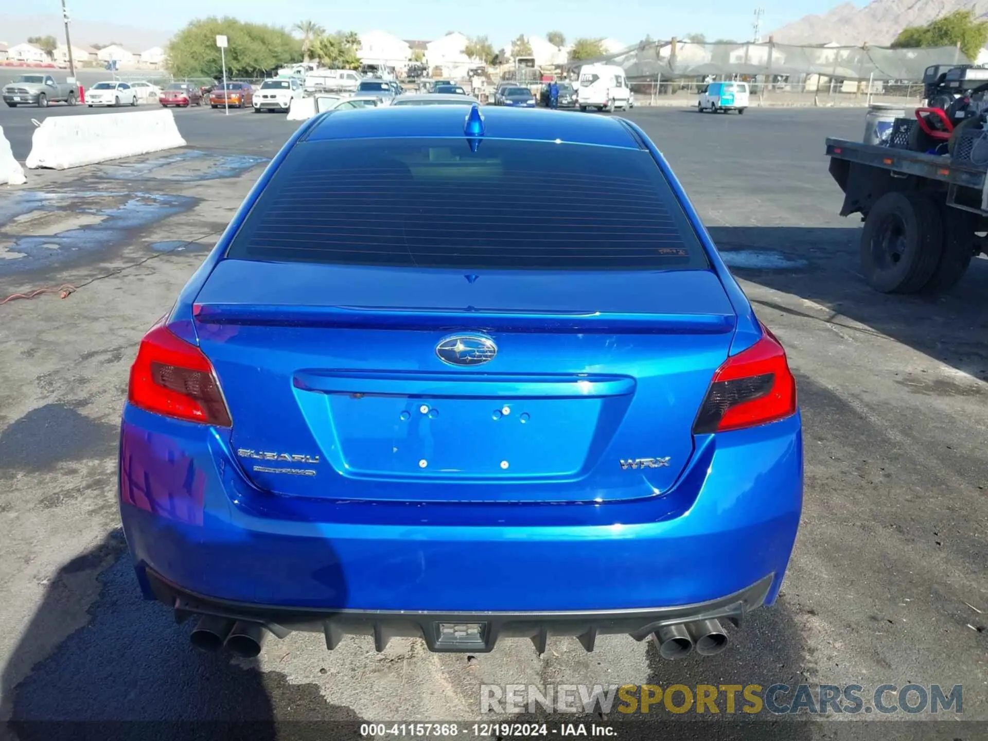 16 Photograph of a damaged car JF1VA1H67K9827967 SUBARU WRX 2019