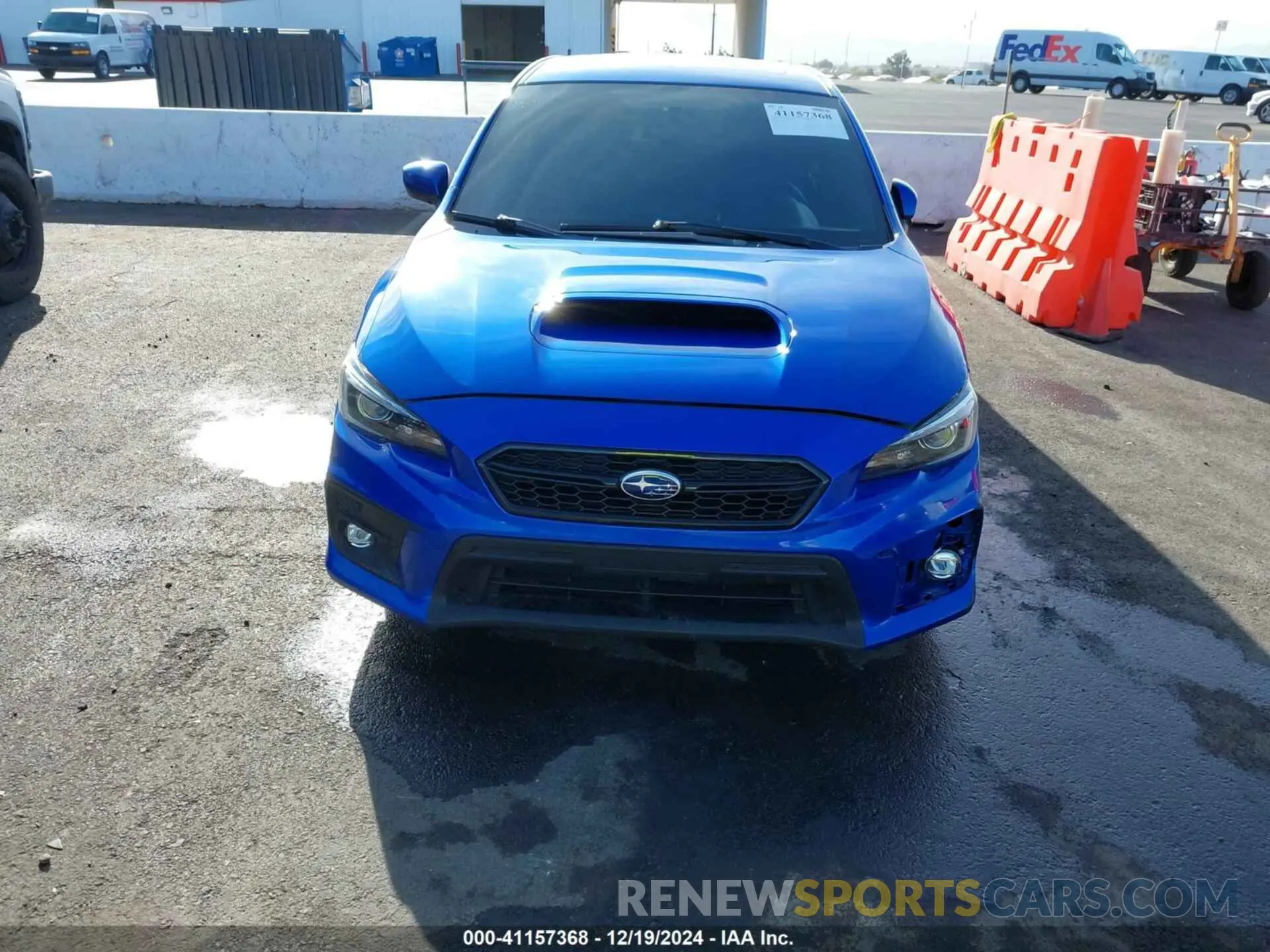 6 Photograph of a damaged car JF1VA1H67K9827967 SUBARU WRX 2019