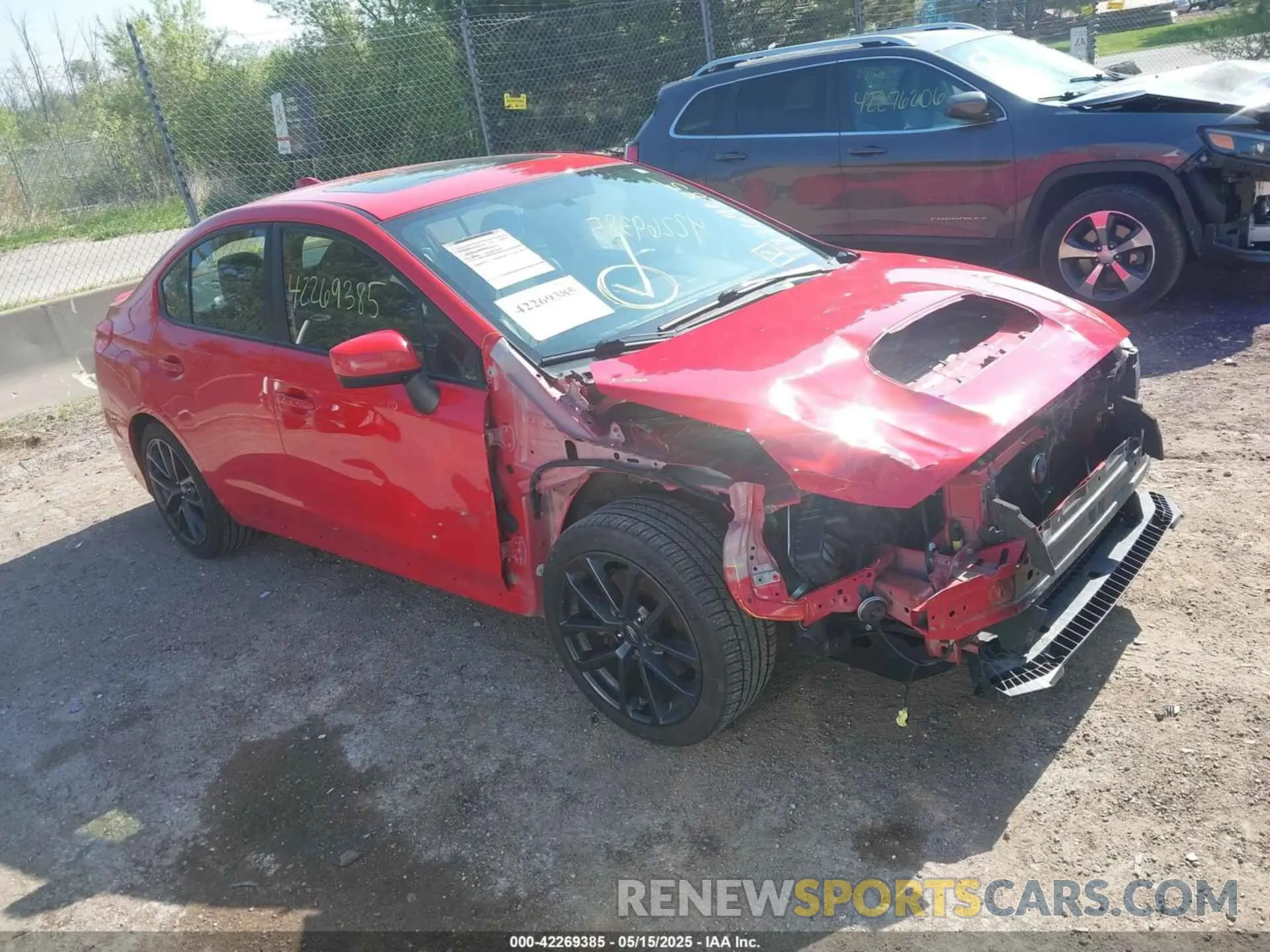 1 Photograph of a damaged car JF1VA1H6XK9815585 SUBARU WRX 2019