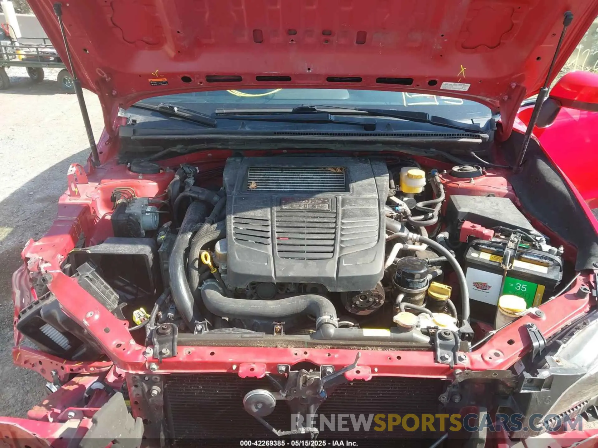 10 Photograph of a damaged car JF1VA1H6XK9815585 SUBARU WRX 2019