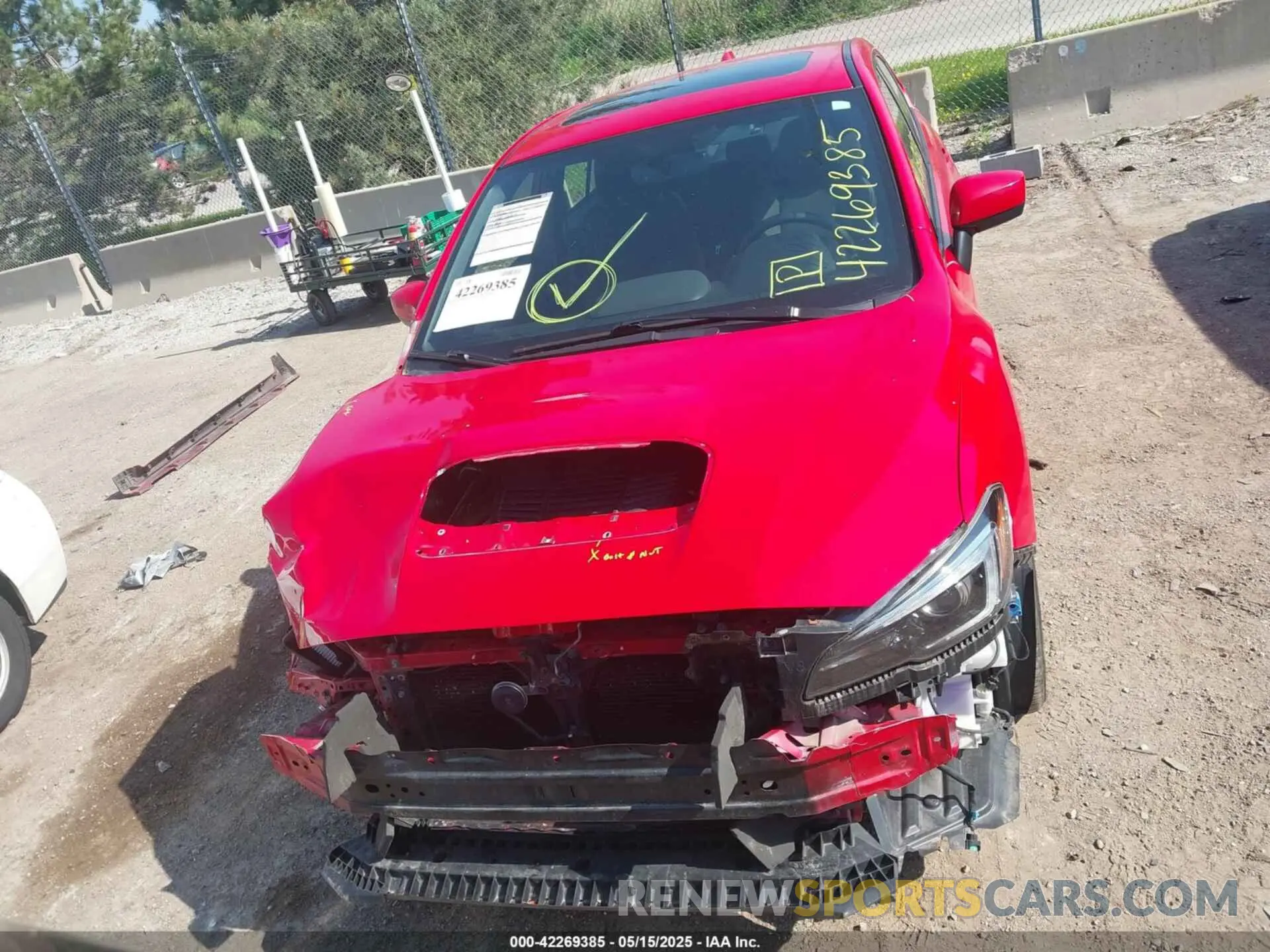 13 Photograph of a damaged car JF1VA1H6XK9815585 SUBARU WRX 2019
