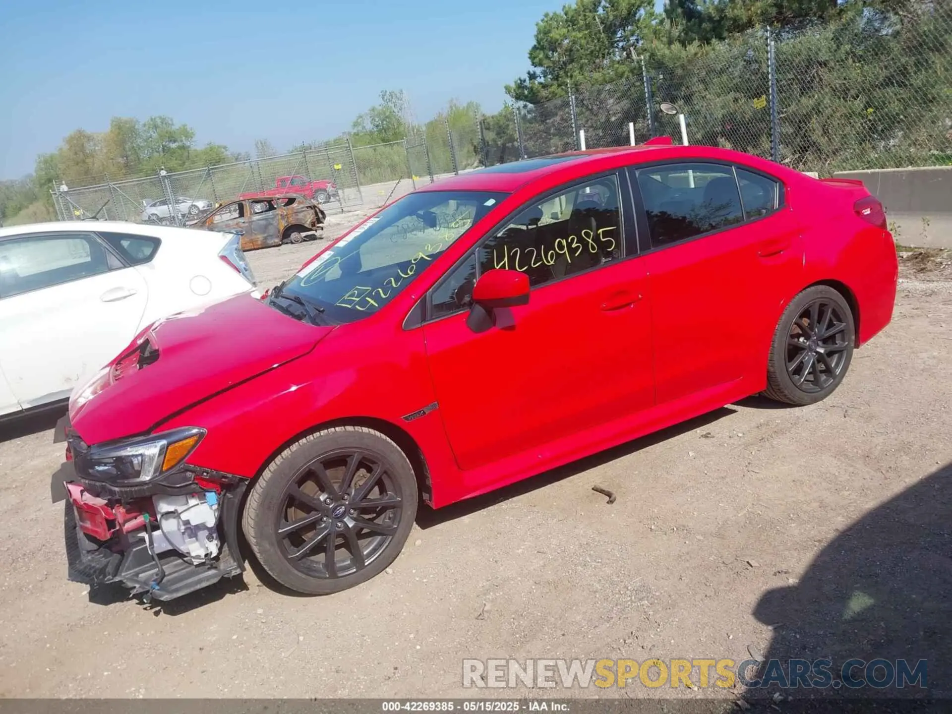 2 Photograph of a damaged car JF1VA1H6XK9815585 SUBARU WRX 2019