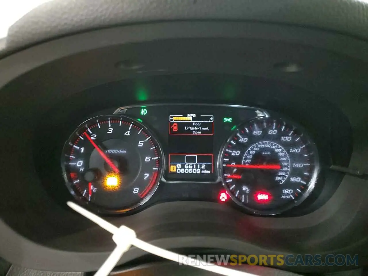 9 Photograph of a damaged car JF1VA1J62K9800072 SUBARU WRX 2019