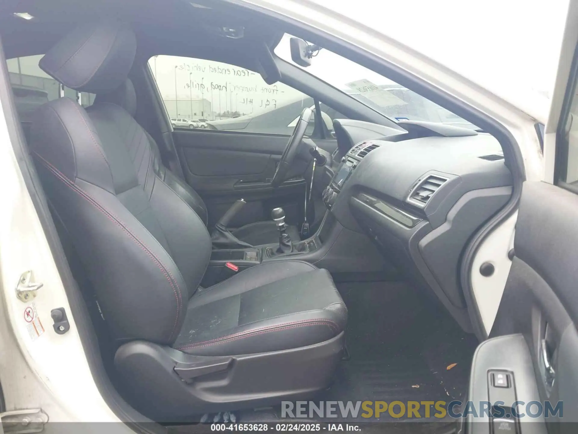 5 Photograph of a damaged car JF1VA1J64K9831033 SUBARU WRX 2019