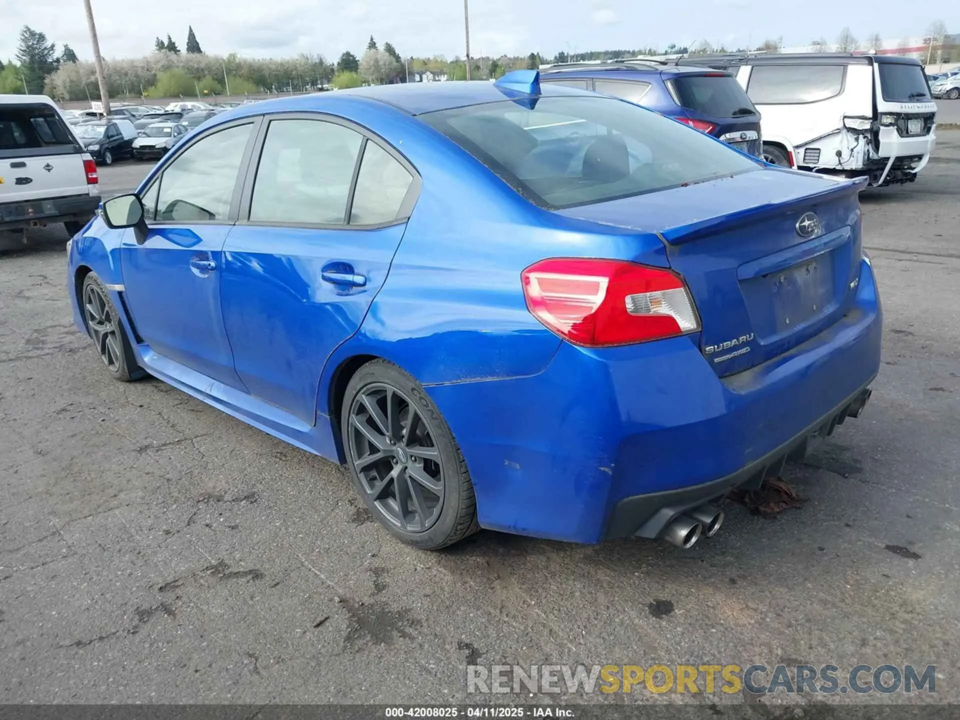 3 Фотография поврежденного автомобиля JF1VA1J6XK9812017 SUBARU WRX 2019