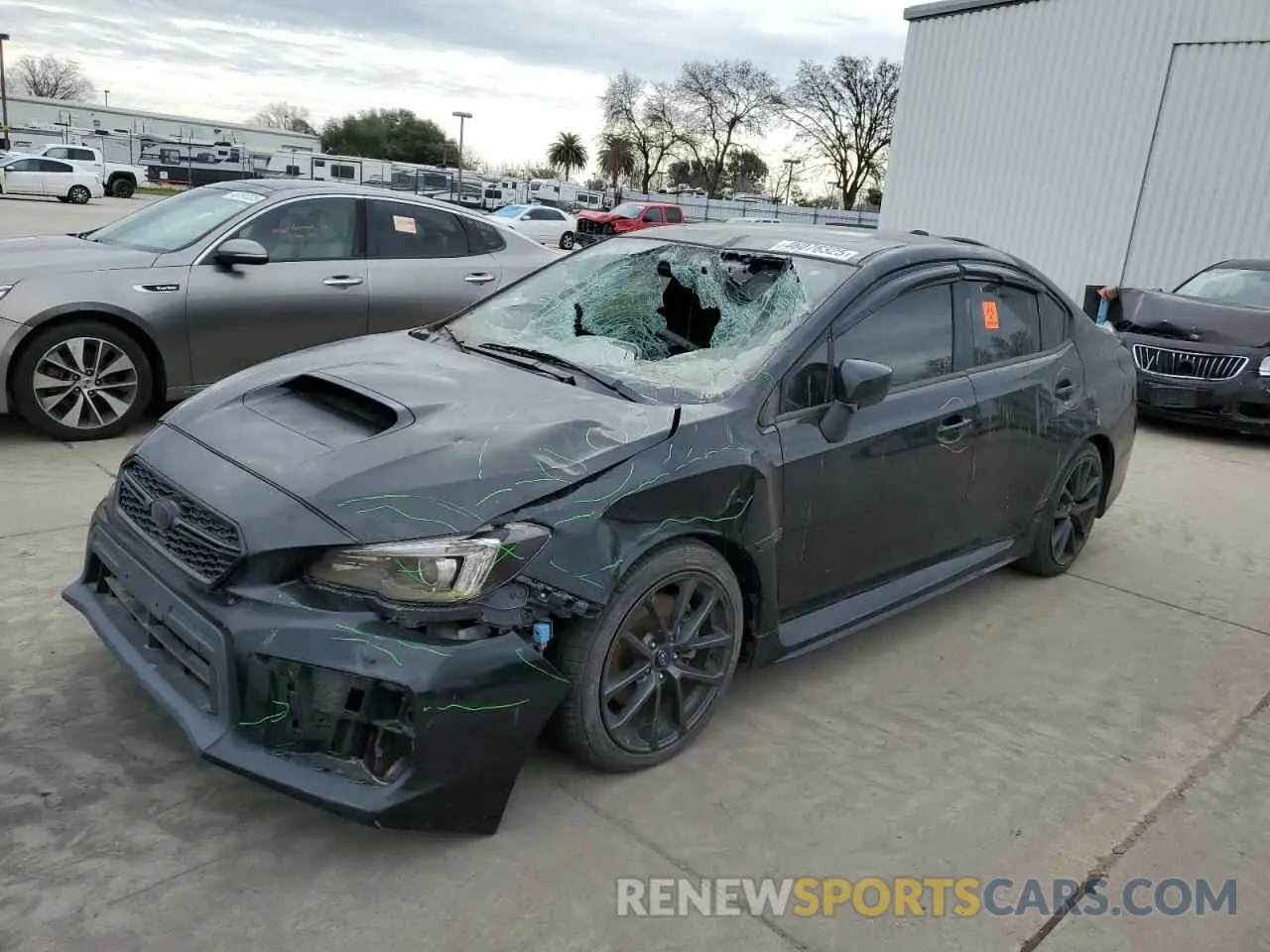1 Photograph of a damaged car JF1VA1N63K8824879 SUBARU WRX 2019