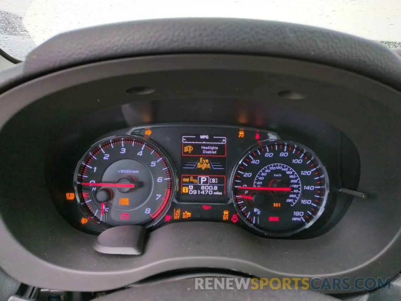9 Photograph of a damaged car JF1VA1P6XK8807042 SUBARU WRX 2019