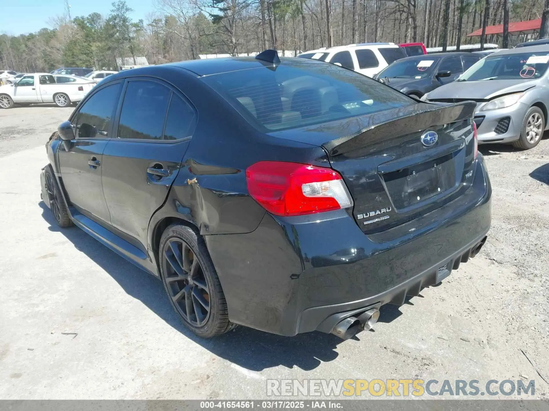3 Photograph of a damaged car JF1VA1B66L9831616 SUBARU WRX 2020