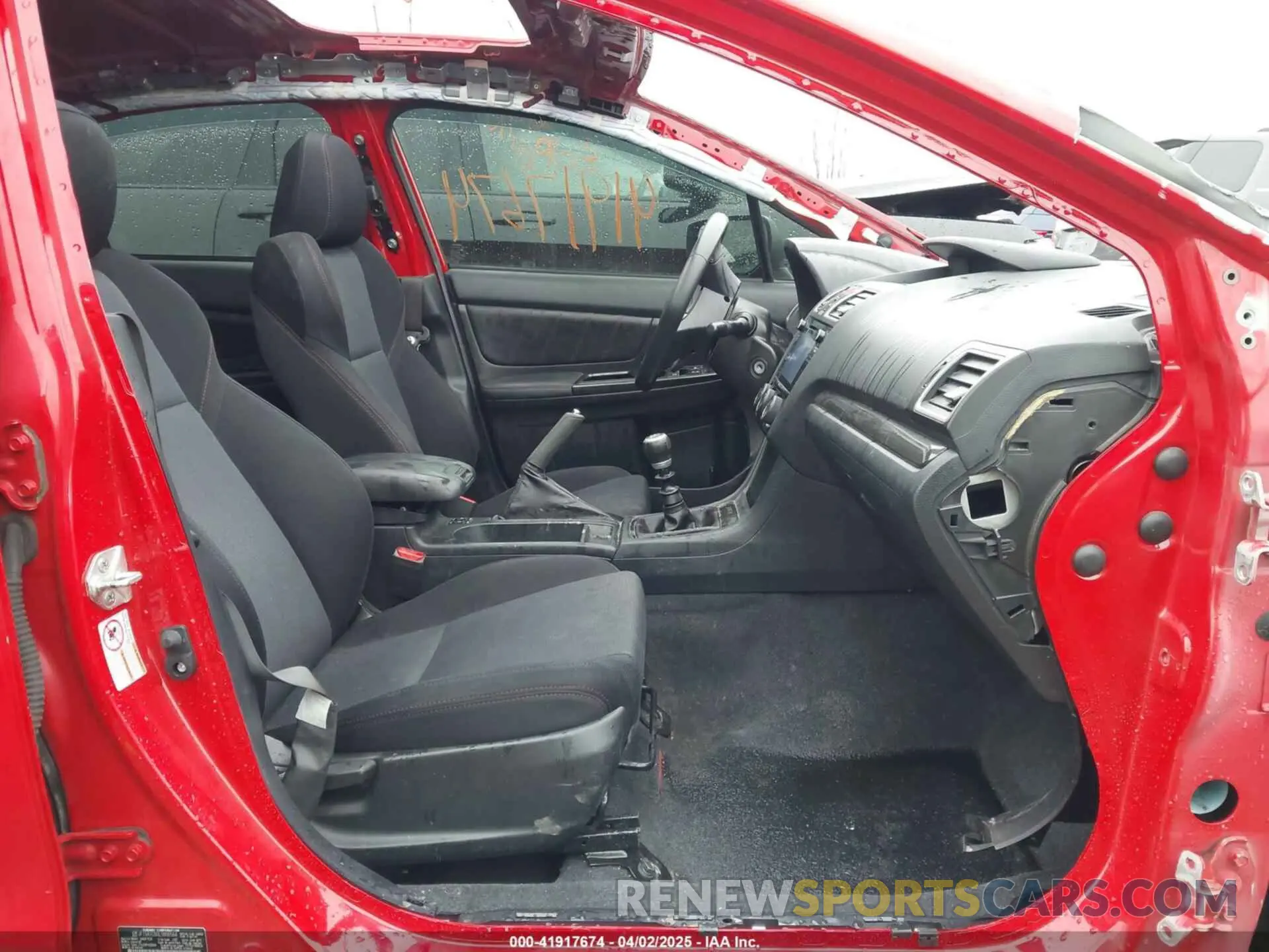 5 Фотография поврежденного автомобиля JF1VA1C60L9806564 SUBARU WRX 2020