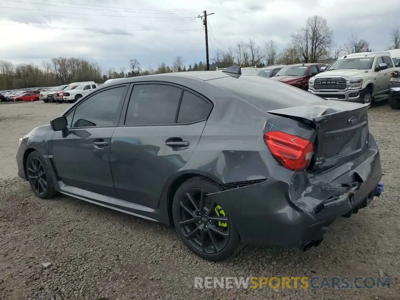 2 Photograph of a damaged car JF1VA1C60L9820268 SUBARU WRX 2020