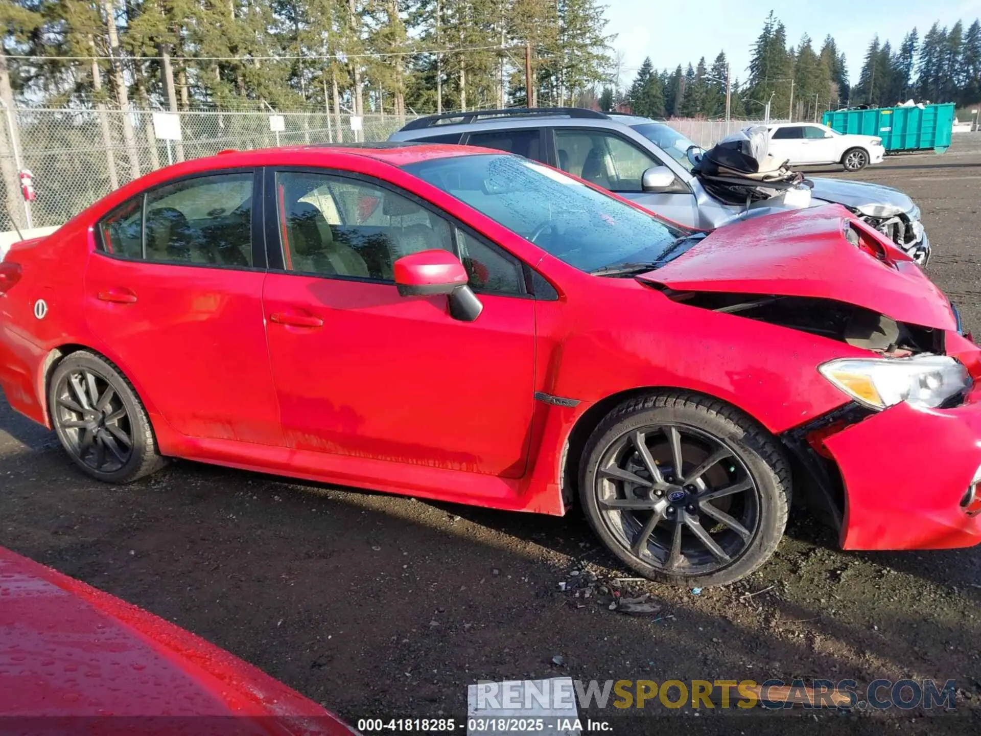 14 Photograph of a damaged car JF1VA1C62L9828436 SUBARU WRX 2020