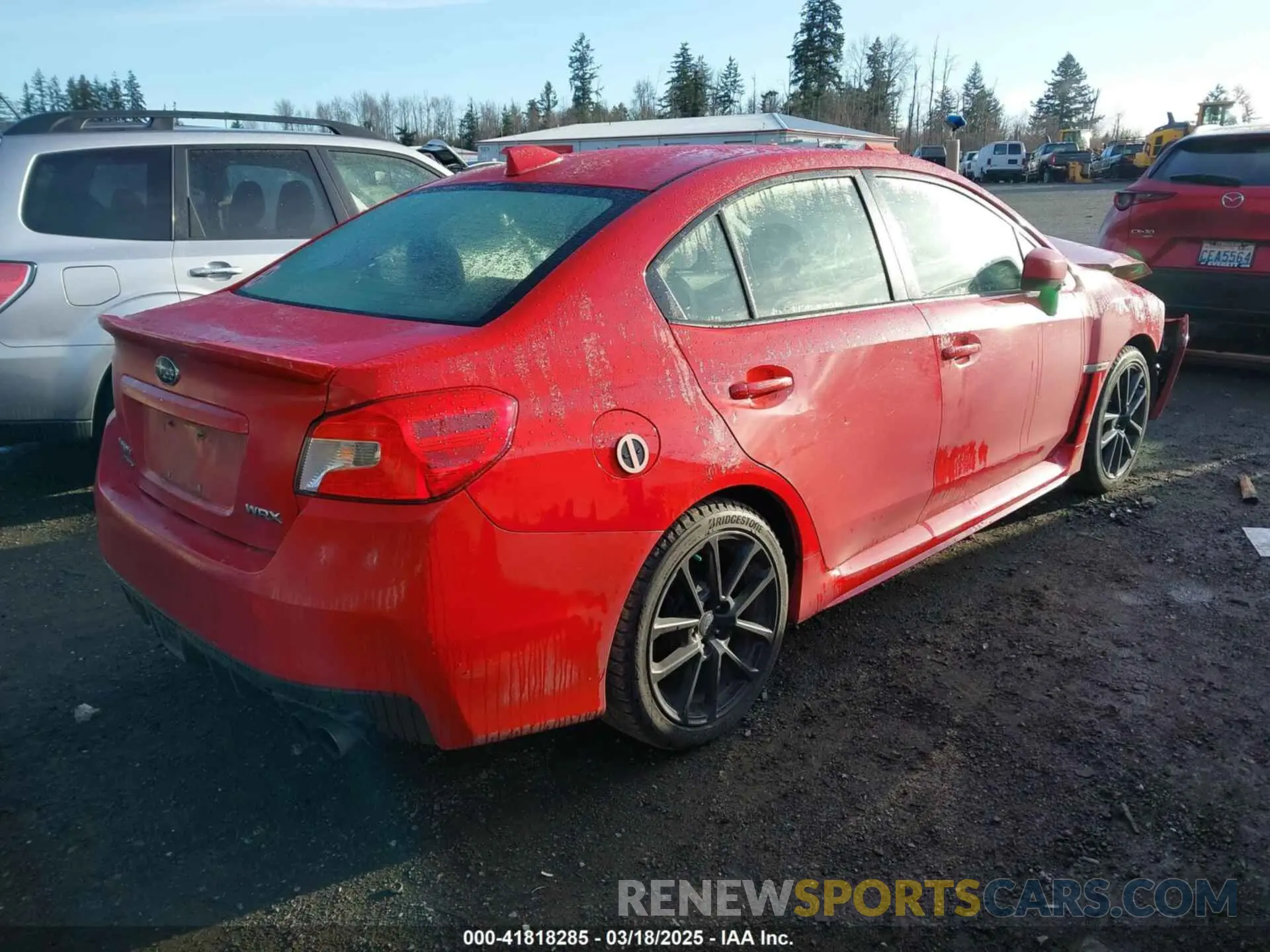 4 Photograph of a damaged car JF1VA1C62L9828436 SUBARU WRX 2020
