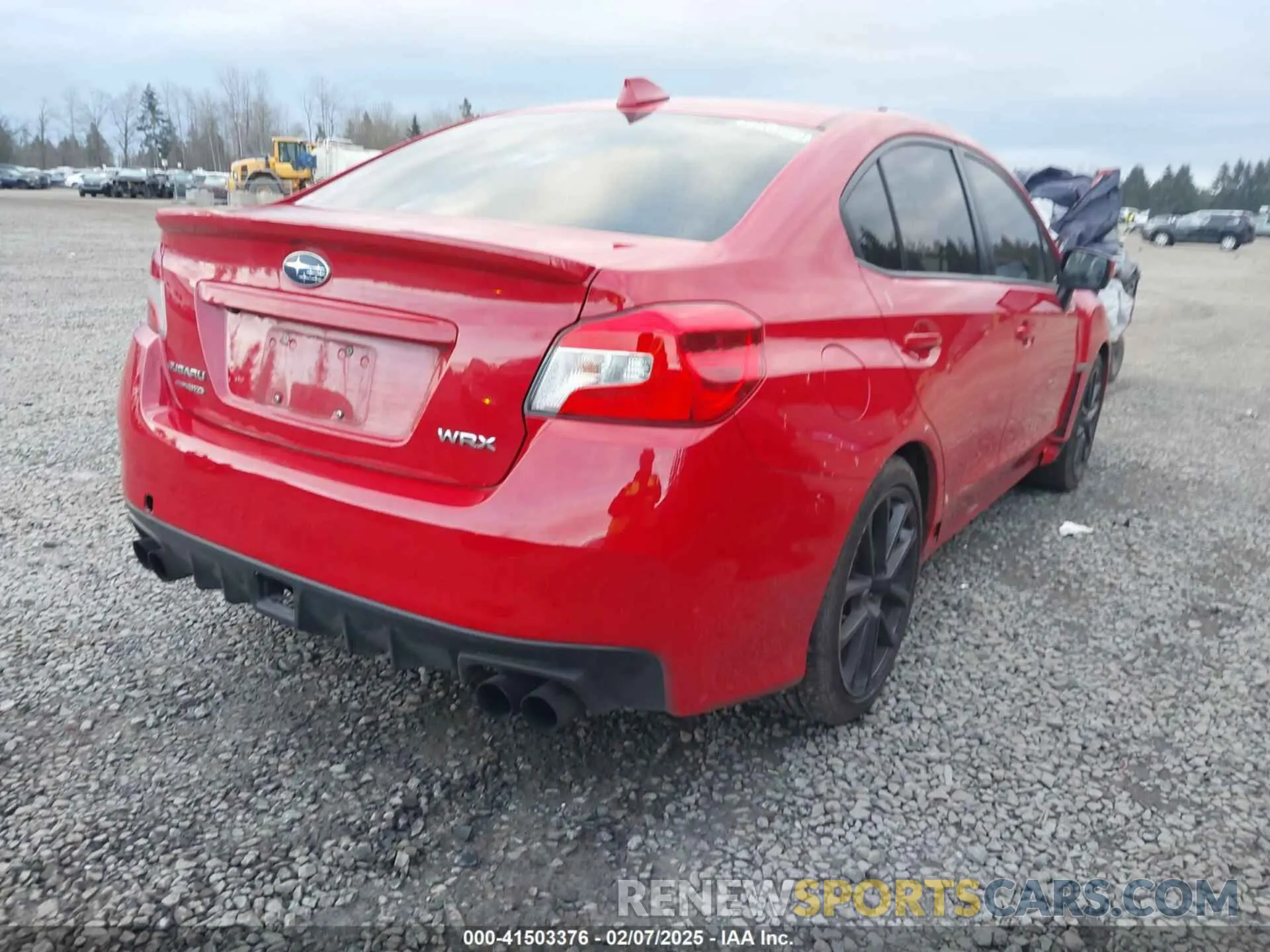 4 Photograph of a damaged car JF1VA1C63L9830602 SUBARU WRX 2020