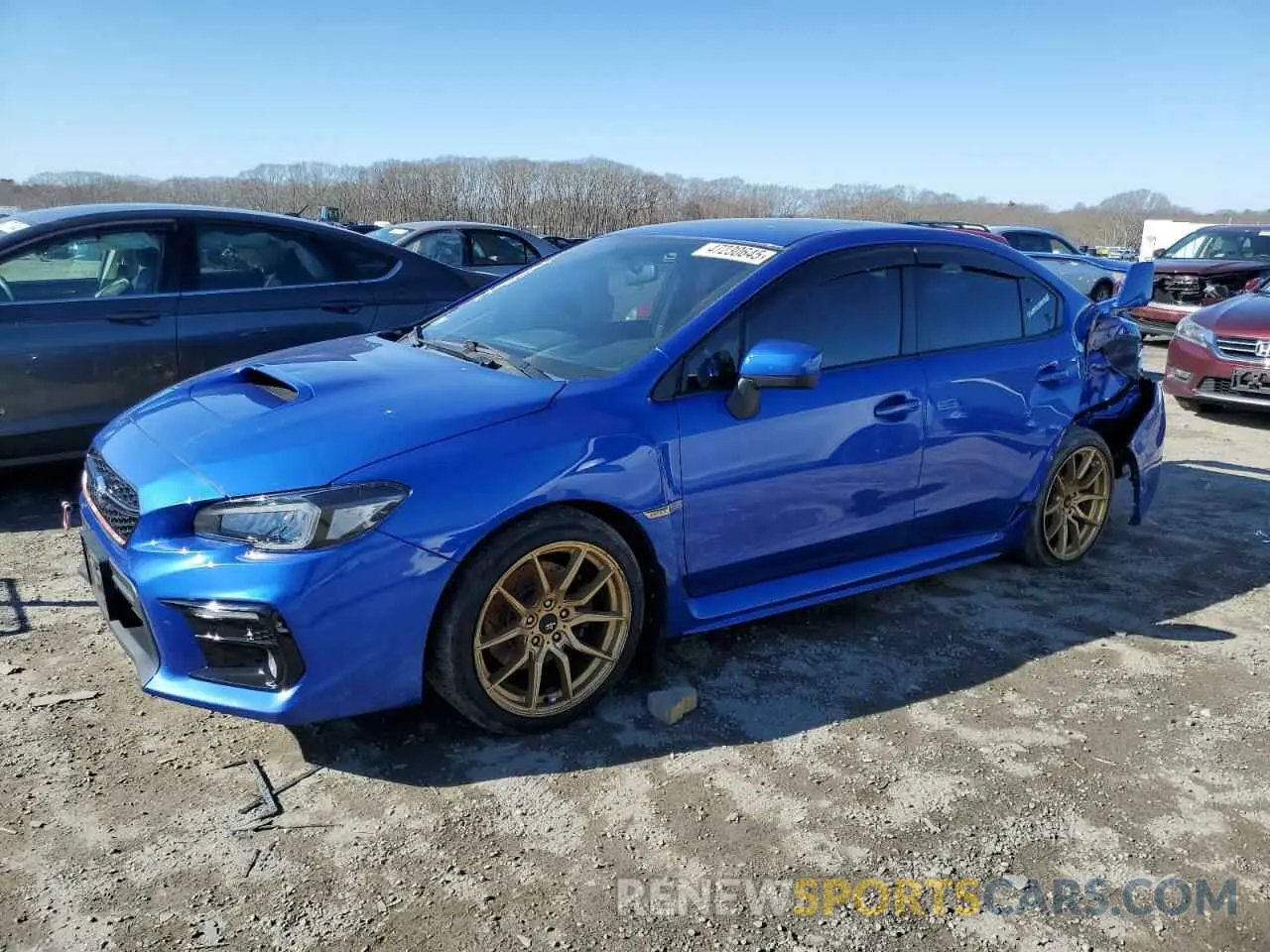 1 Фотография поврежденного автомобиля JF1VA1C69L9807695 SUBARU WRX 2020