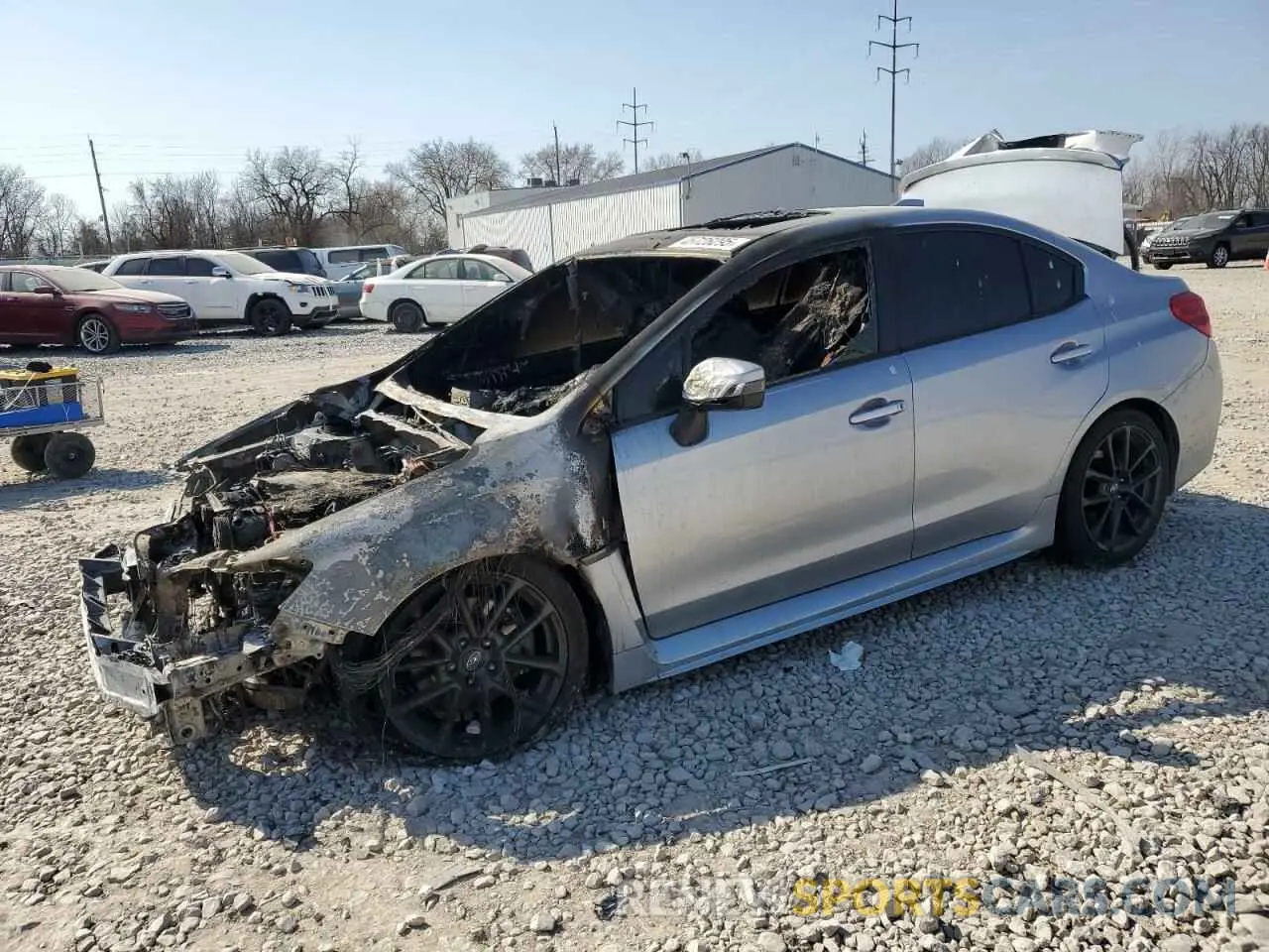 1 Photograph of a damaged car JF1VA1J64L9829431 SUBARU WRX 2020