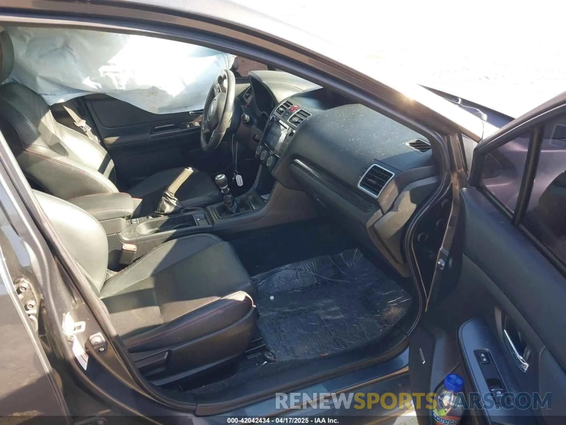 5 Photograph of a damaged car JF1VA1J65L9804781 SUBARU WRX 2020