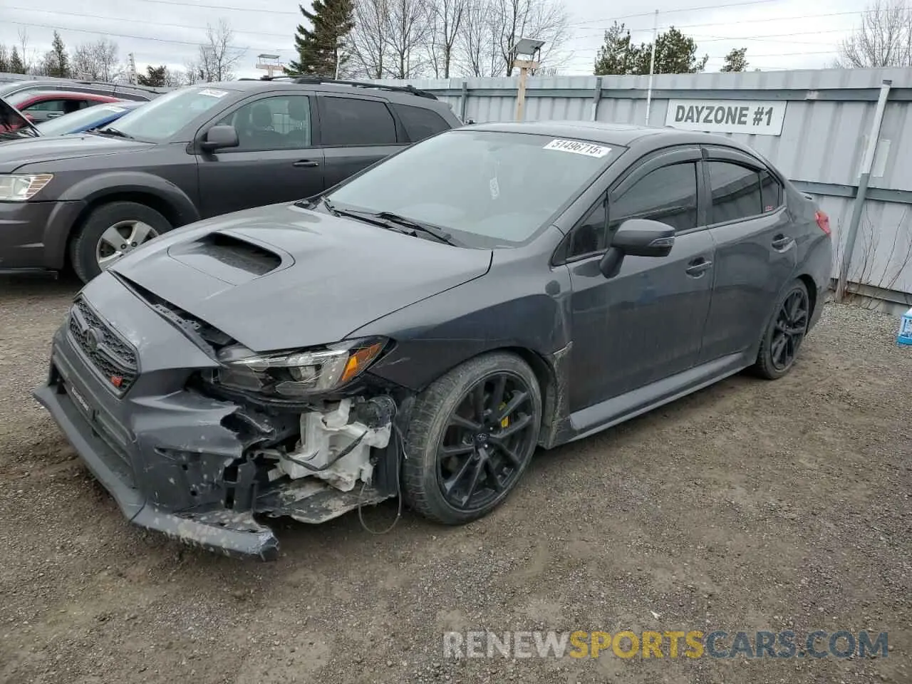 1 Photograph of a damaged car JF1VA1P63L8810155 SUBARU WRX 2020