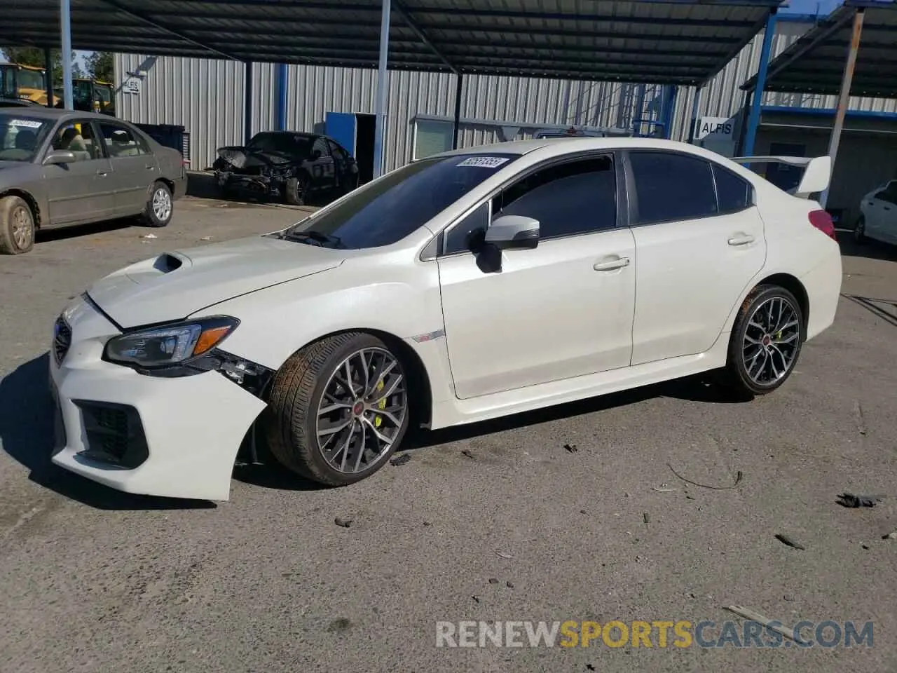 1 Photograph of a damaged car JF1VA2E61L9822212 SUBARU WRX 2020