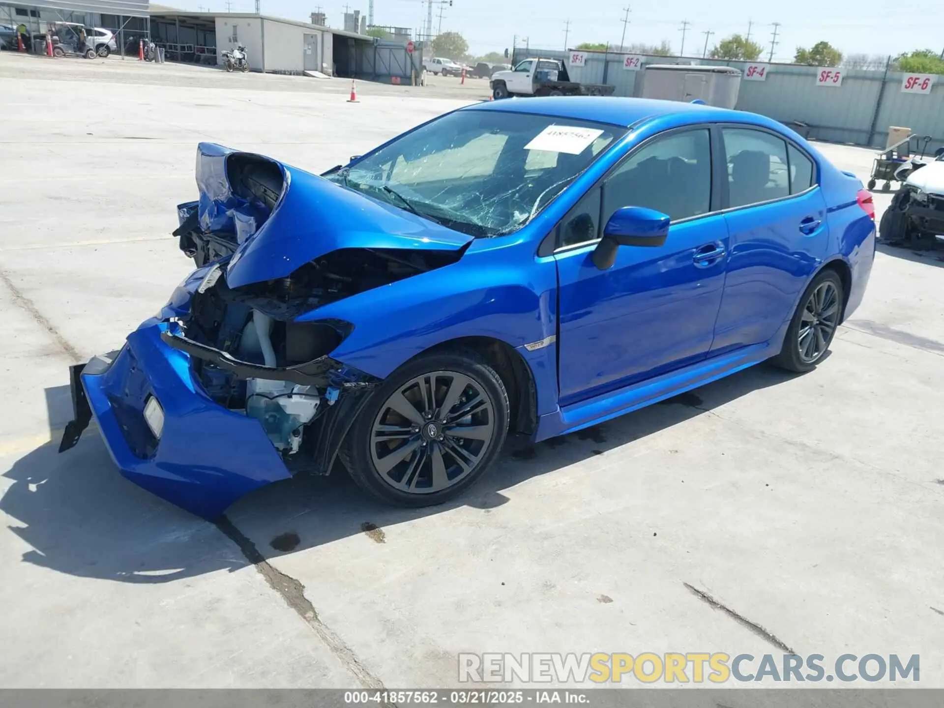2 Фотография поврежденного автомобиля JF1VA1A62M9819756 SUBARU WRX 2021