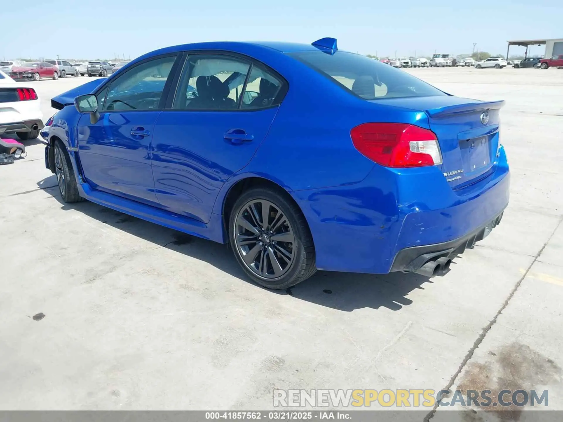 3 Фотография поврежденного автомобиля JF1VA1A62M9819756 SUBARU WRX 2021