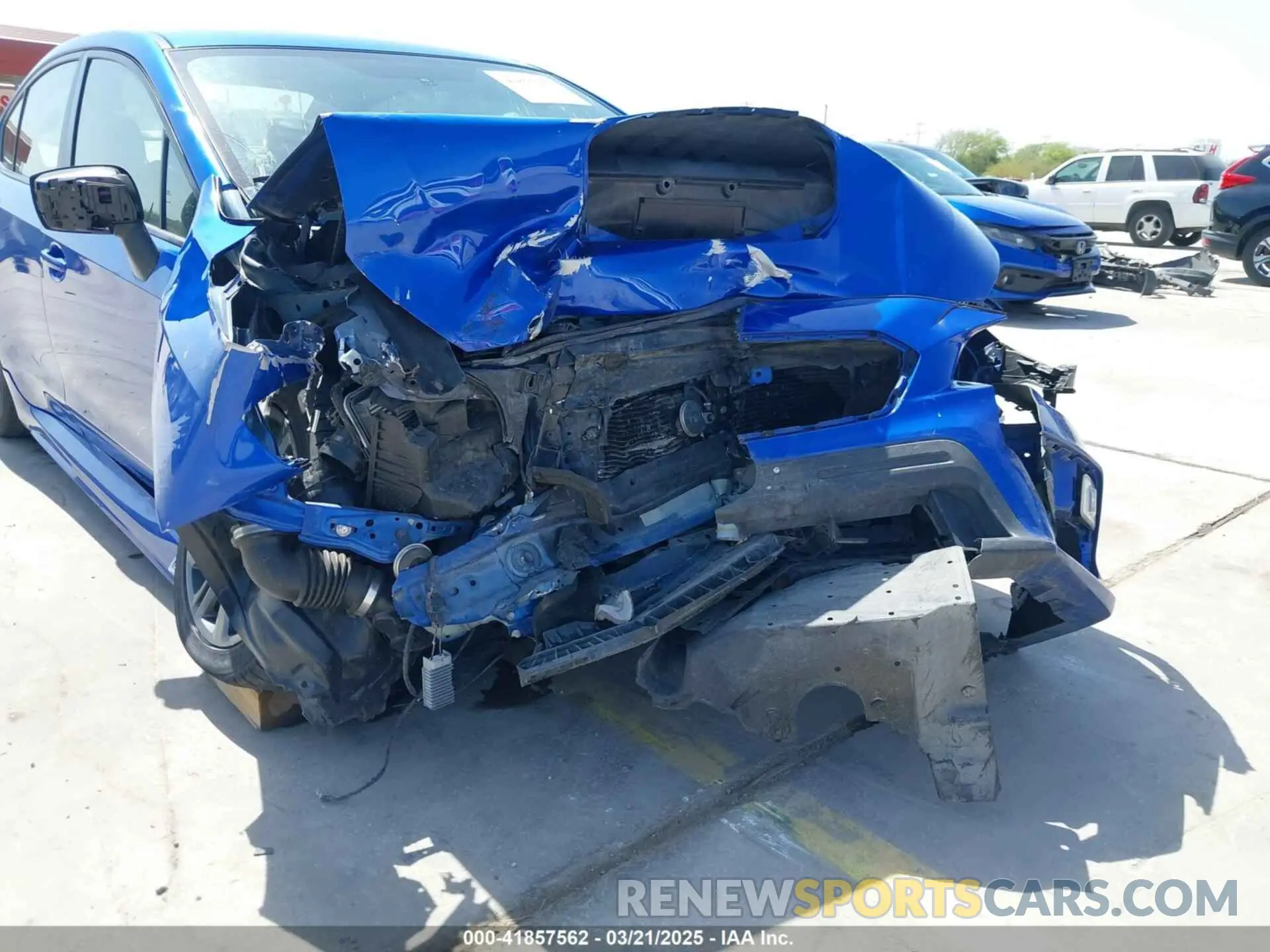 6 Фотография поврежденного автомобиля JF1VA1A62M9819756 SUBARU WRX 2021