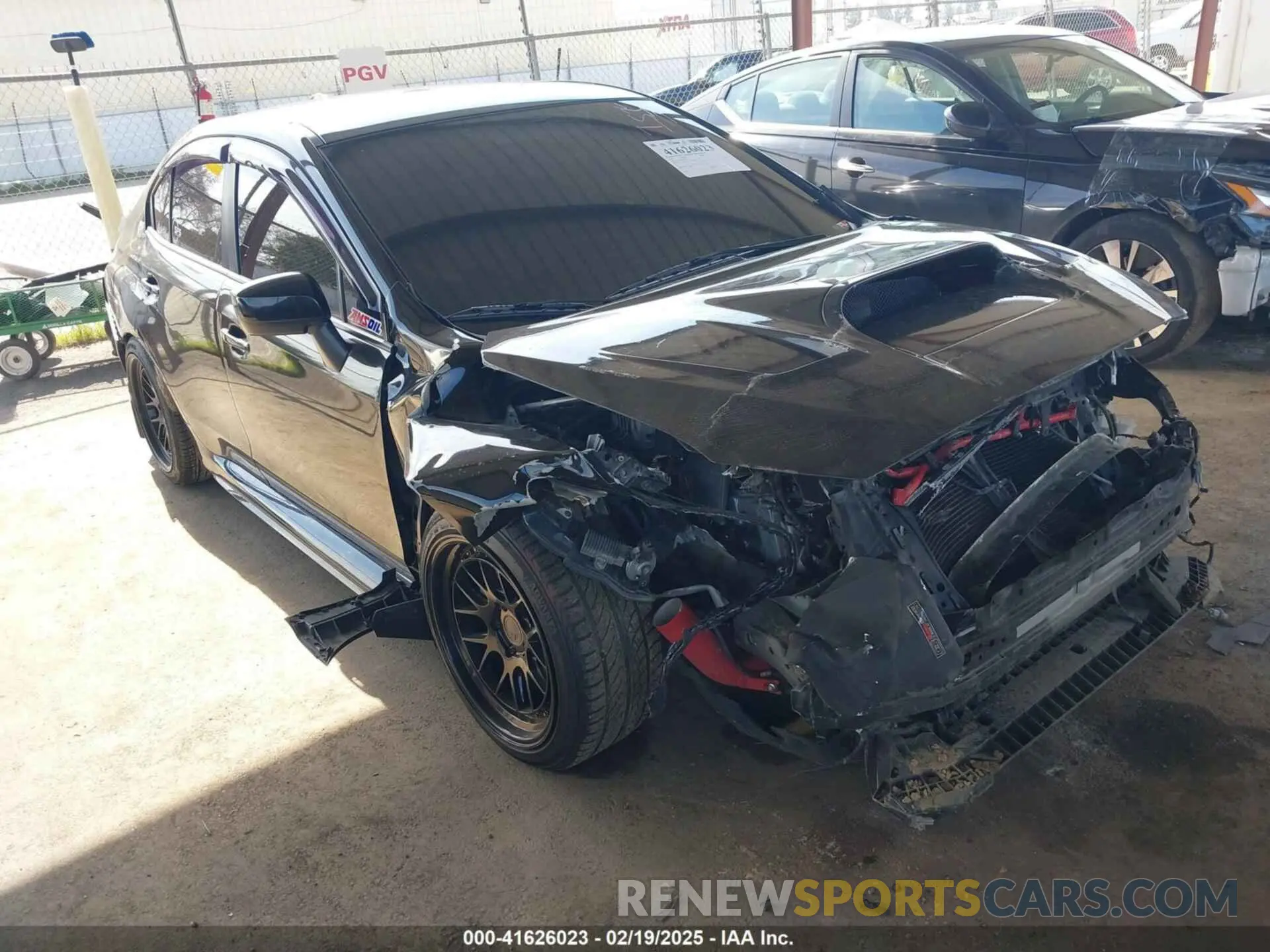 1 Photograph of a damaged car JF1VA1A65M9814731 SUBARU WRX 2021