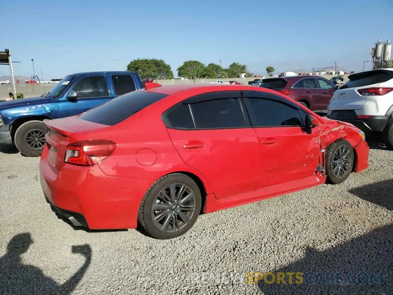 3 Photograph of a damaged car JF1VA1A68M9810396 SUBARU WRX 2021