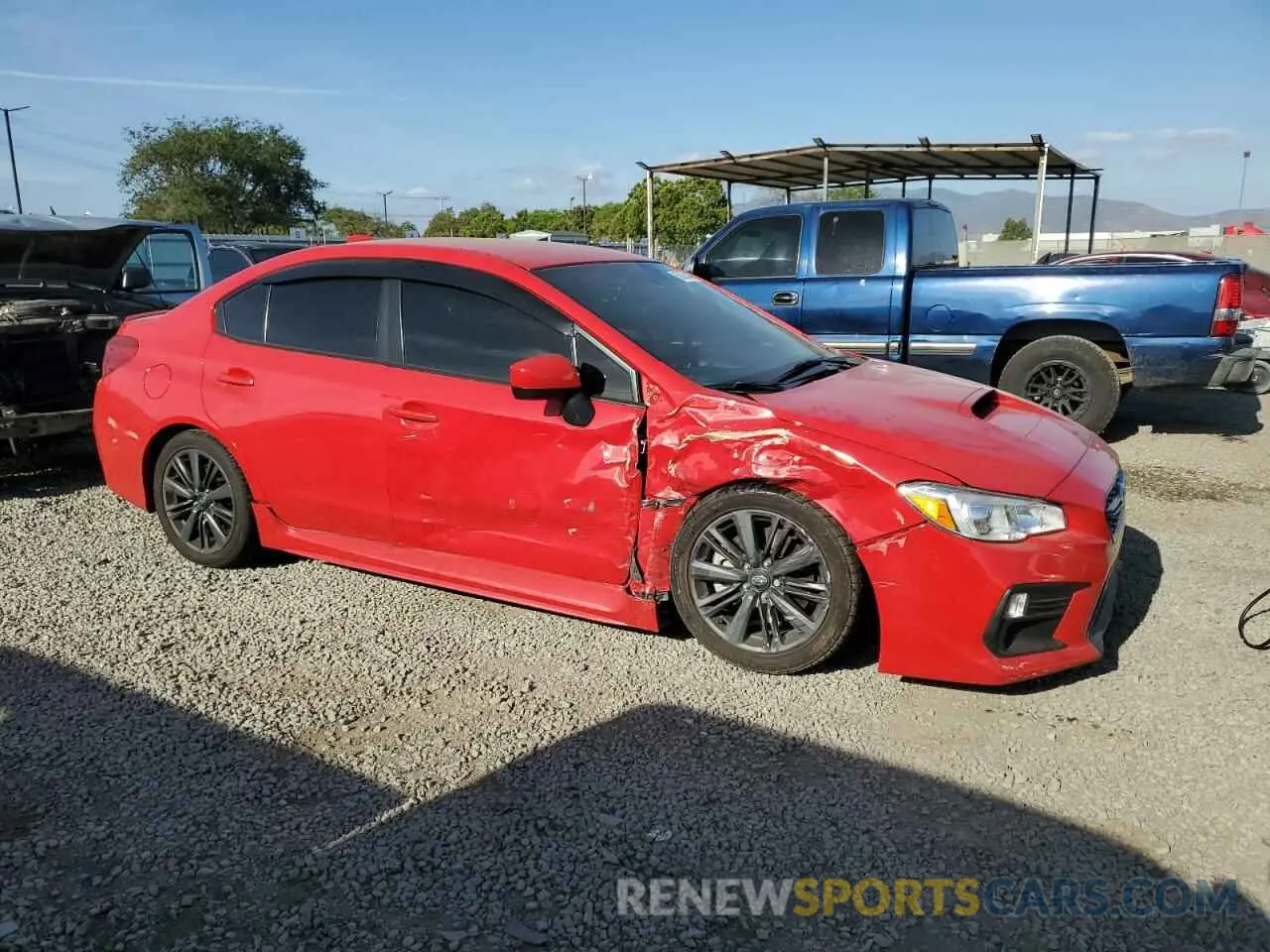 4 Photograph of a damaged car JF1VA1A68M9810396 SUBARU WRX 2021
