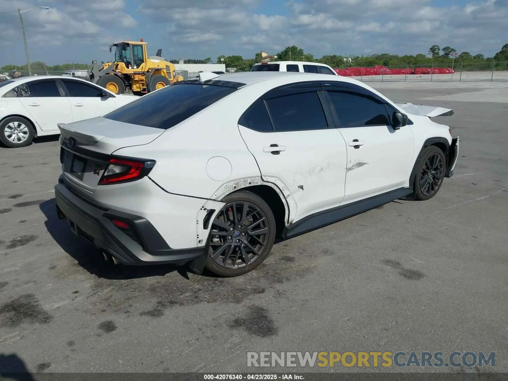 4 Photograph of a damaged car JF1VA1C65M9821921 SUBARU WRX 2021