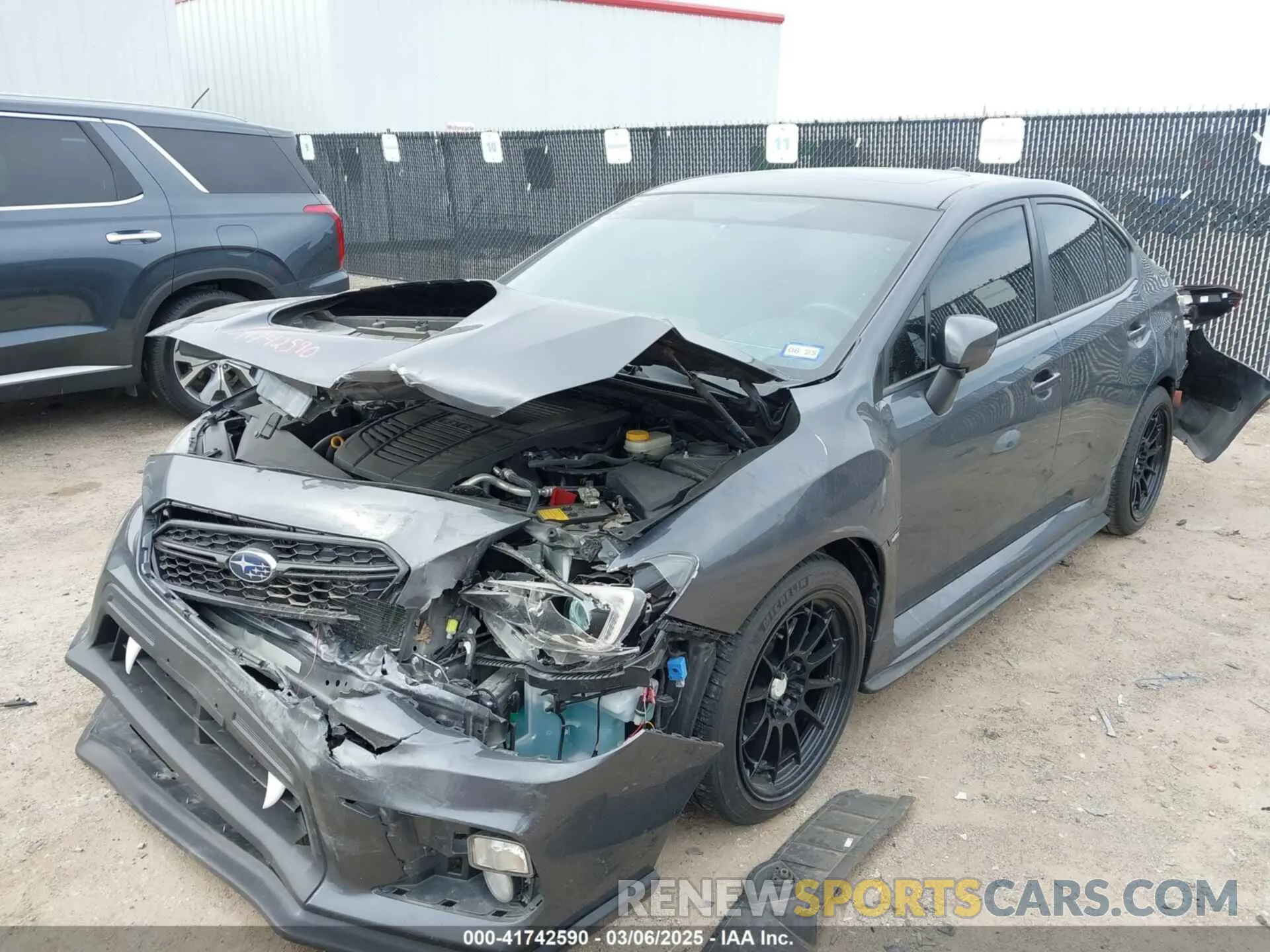 2 Photograph of a damaged car JF1VA1C68M9809598 SUBARU WRX 2021