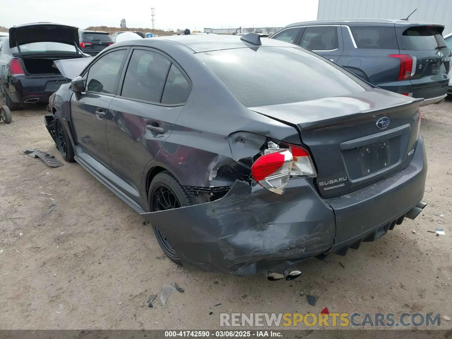 3 Photograph of a damaged car JF1VA1C68M9809598 SUBARU WRX 2021