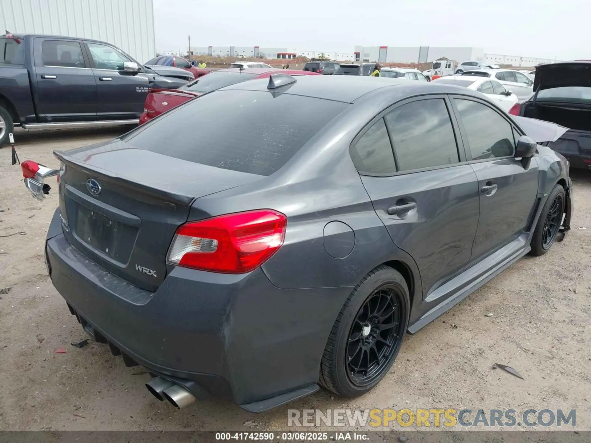 4 Photograph of a damaged car JF1VA1C68M9809598 SUBARU WRX 2021