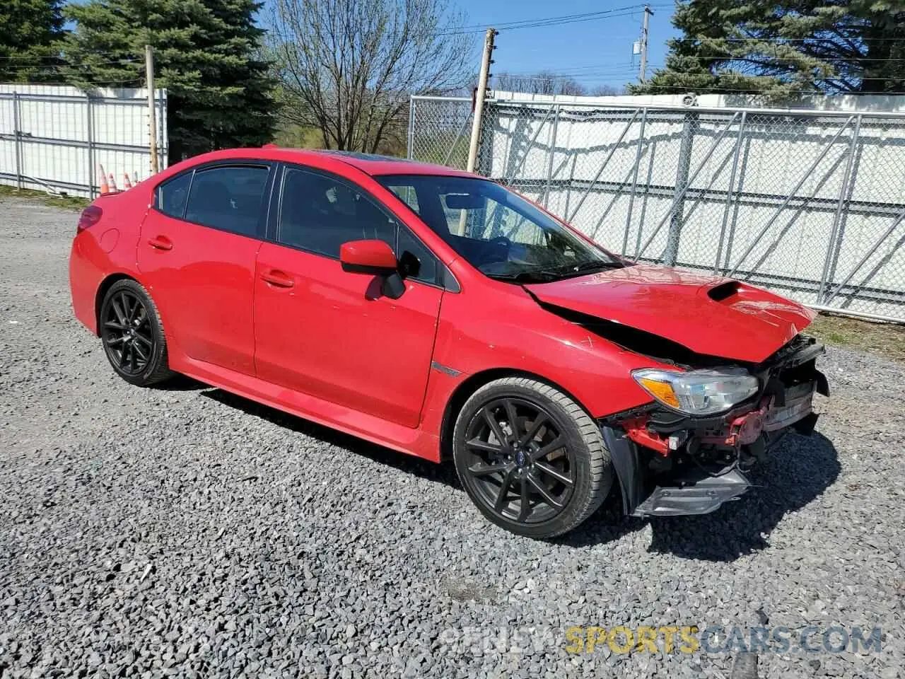 4 Photograph of a damaged car JF1VA1F6XM8808681 SUBARU WRX 2021