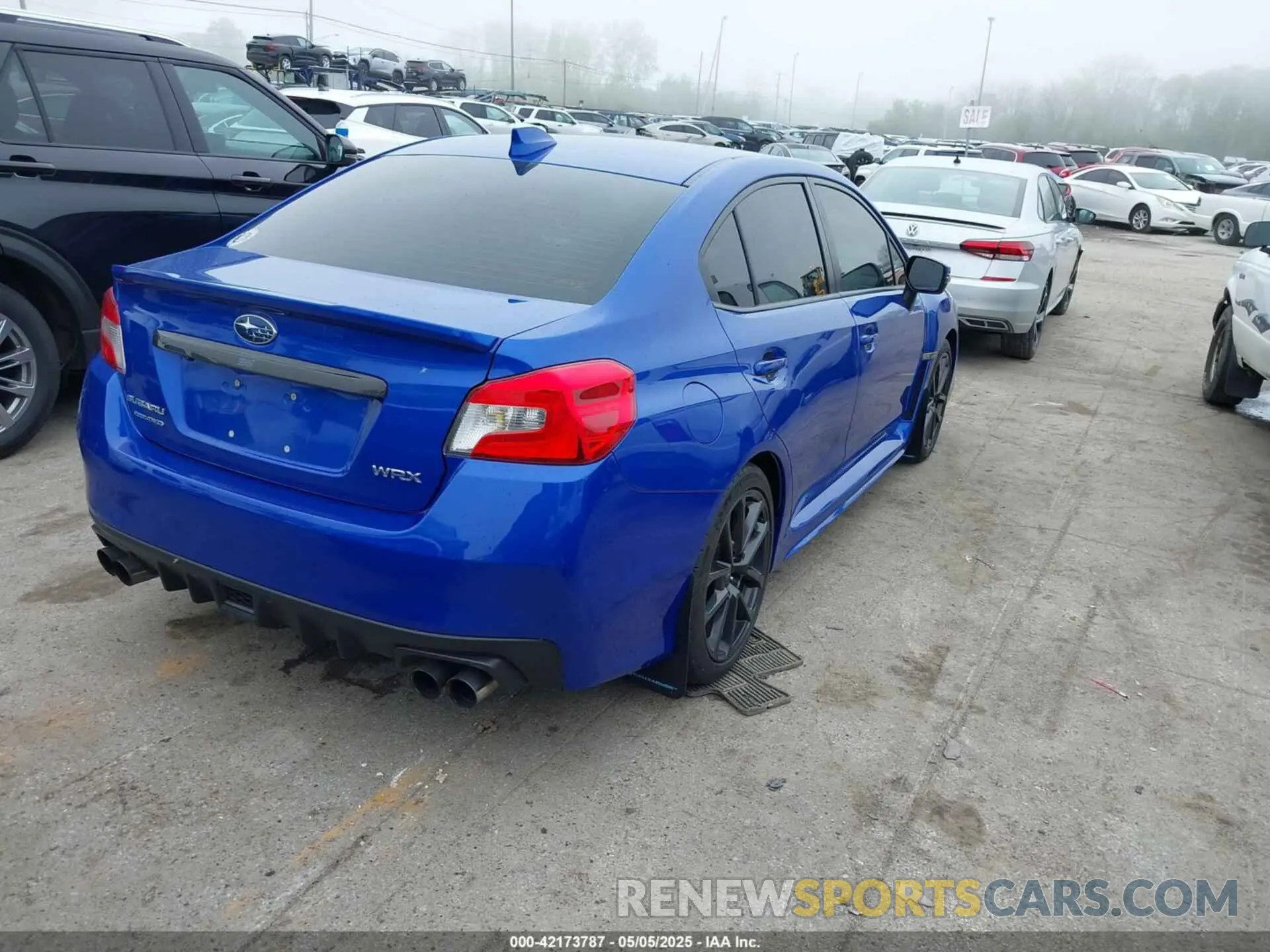 4 Photograph of a damaged car JF1VA1J68M9810284 SUBARU WRX 2021