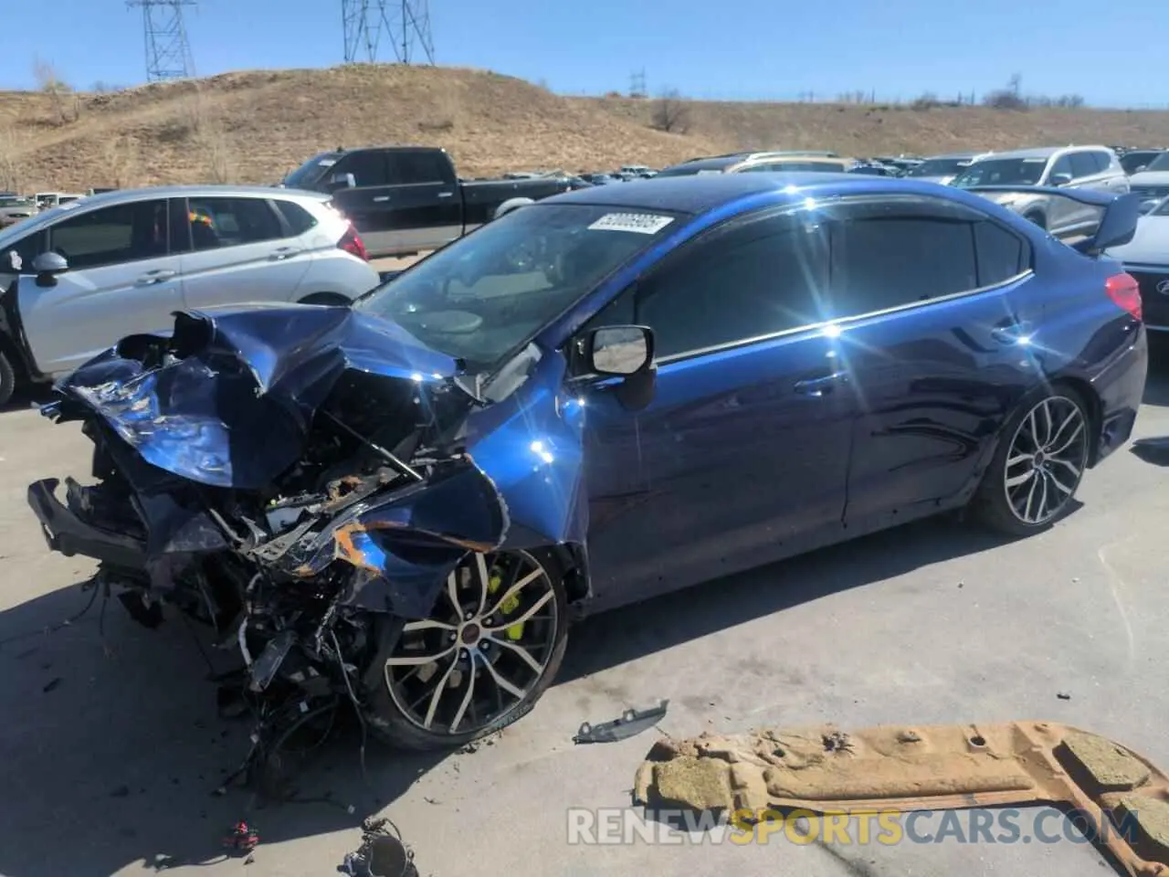 1 Photograph of a damaged car JF1VA2E6XM9819990 SUBARU WRX 2021