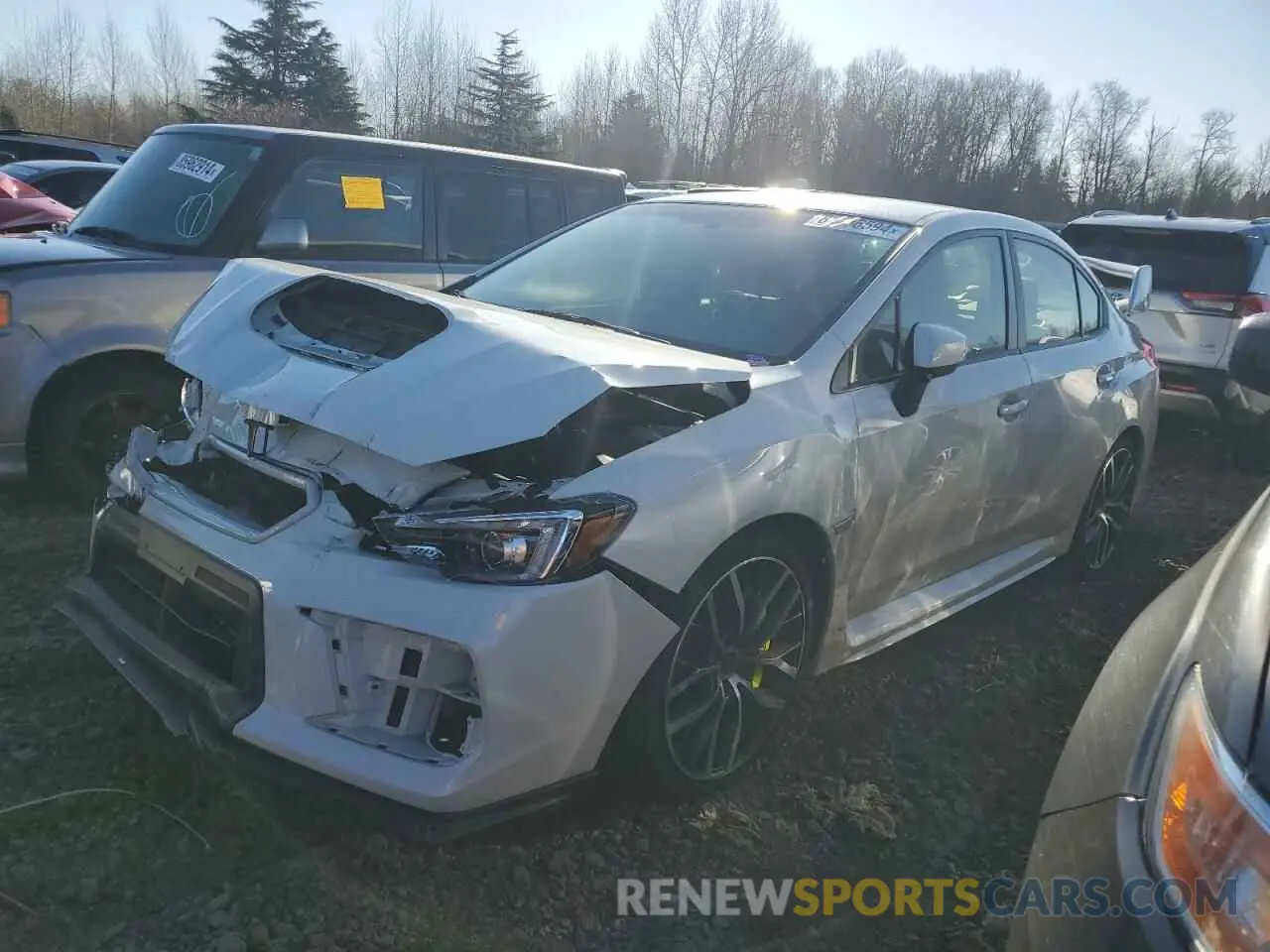 1 Photograph of a damaged car JF1VA2S69M9811240 SUBARU WRX 2021