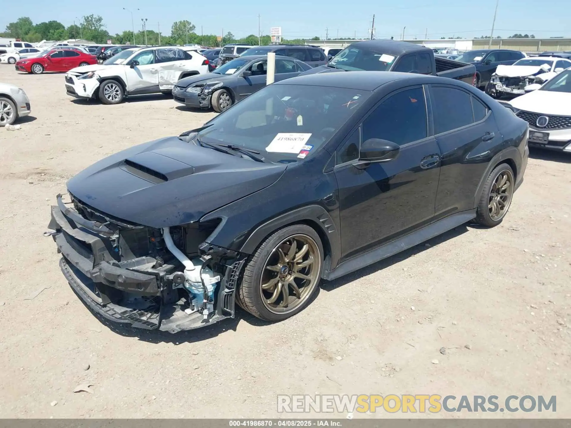 2 Фотография поврежденного автомобиля JF1VBAA62N9013012 SUBARU WRX 2022