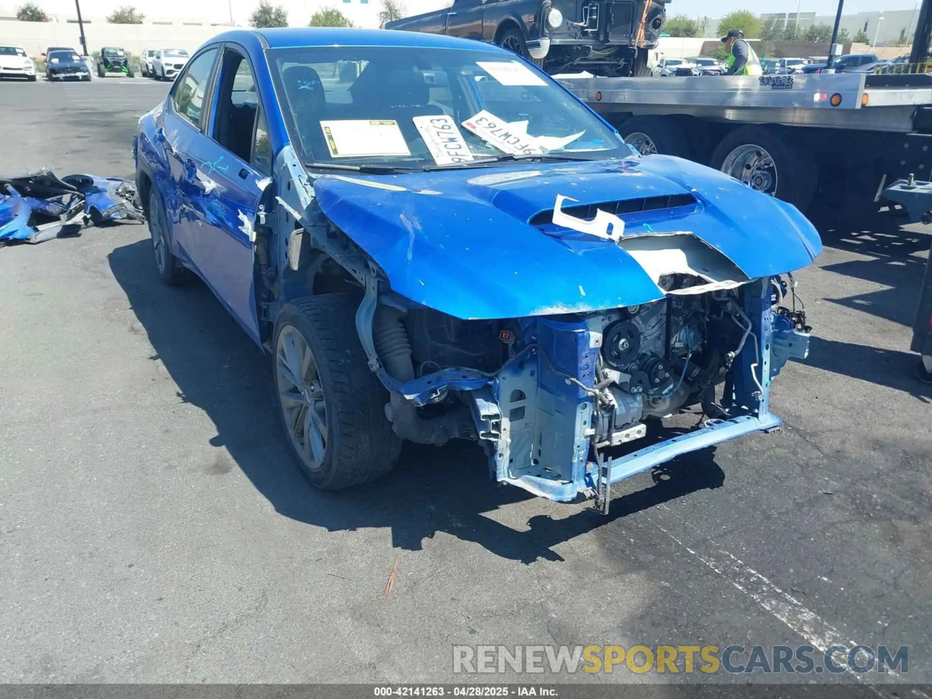 1 Photograph of a damaged car JF1VBAA64N9024903 SUBARU WRX 2022