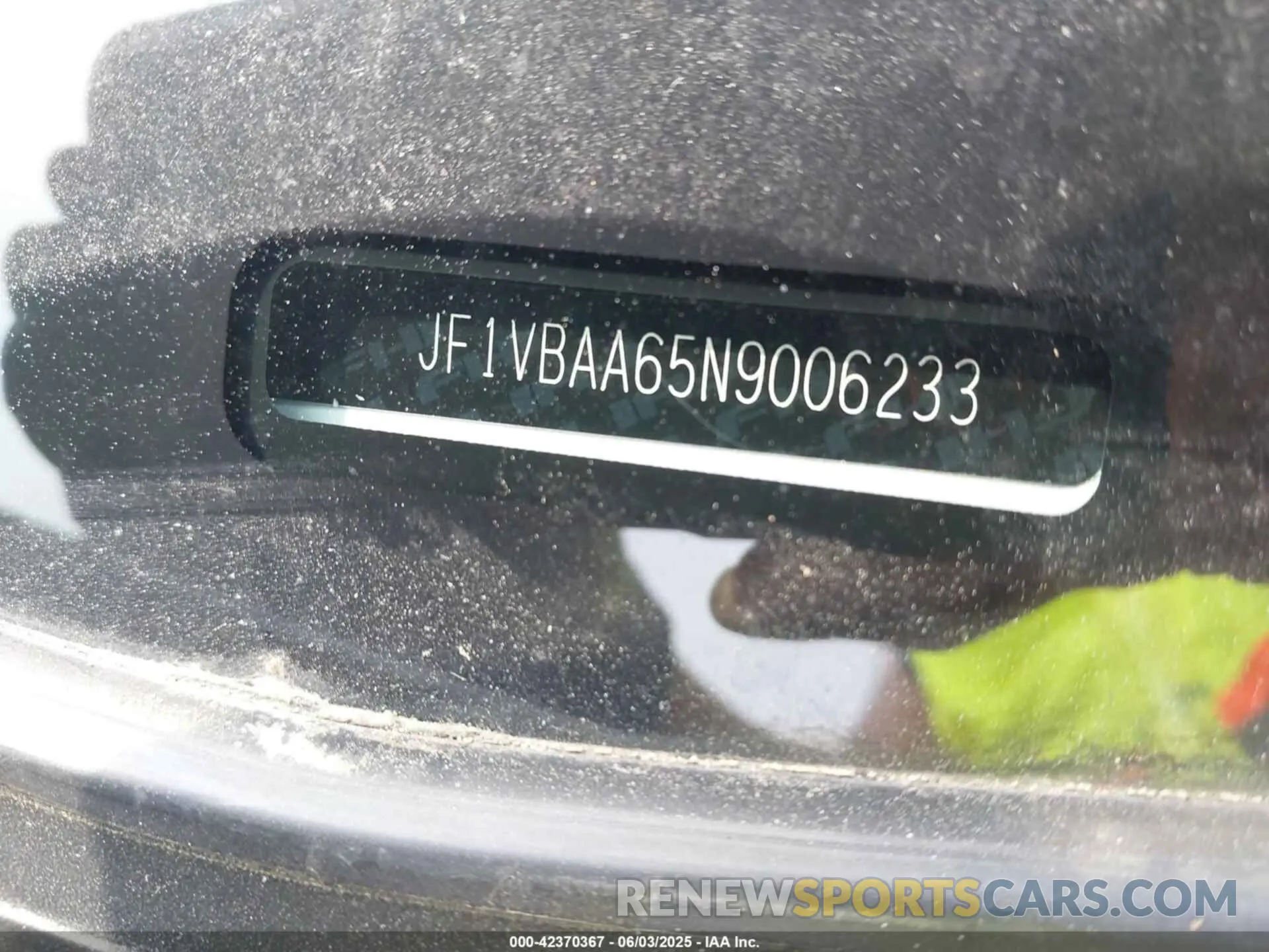 9 Фотография поврежденного автомобиля JF1VBAA65N9006233 SUBARU WRX 2022