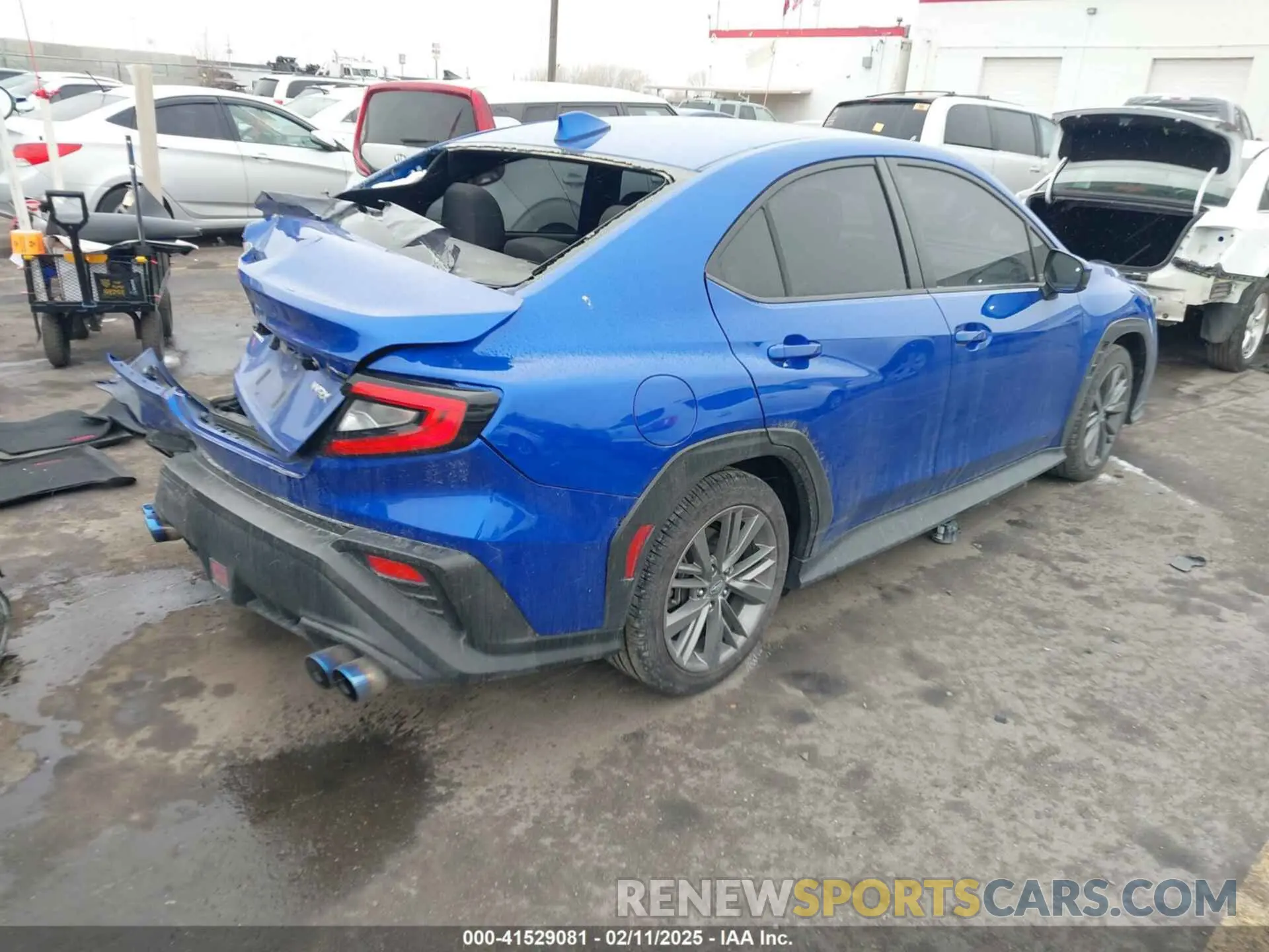4 Photograph of a damaged car JF1VBAA65N9013795 SUBARU WRX 2022
