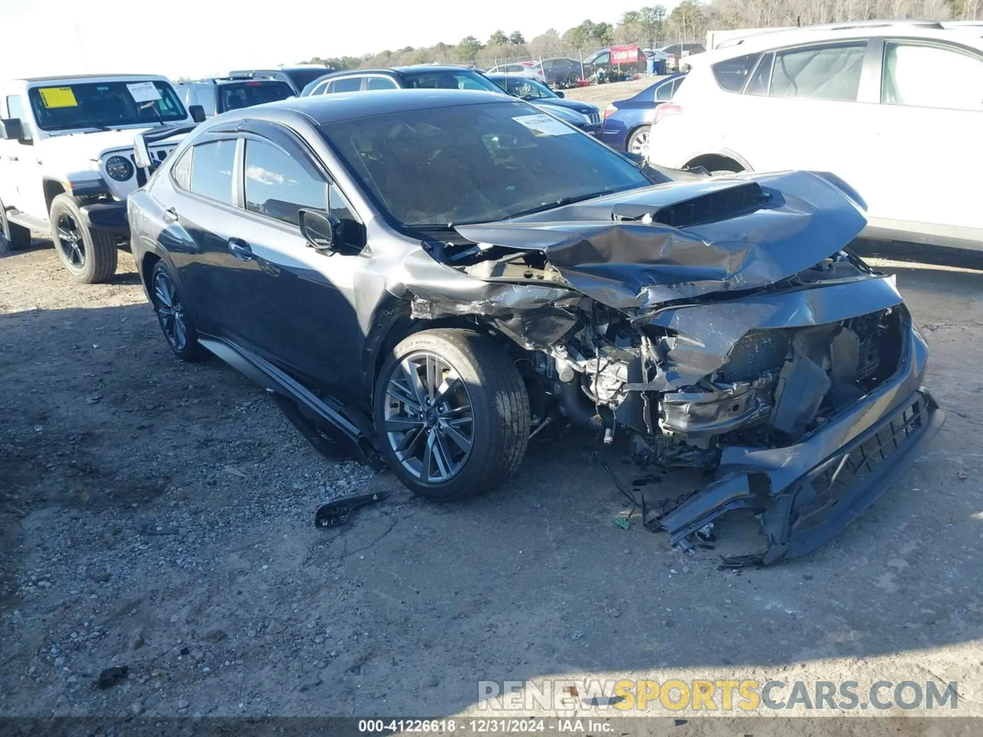 1 Photograph of a damaged car JF1VBAB65N8018712 SUBARU WRX 2022